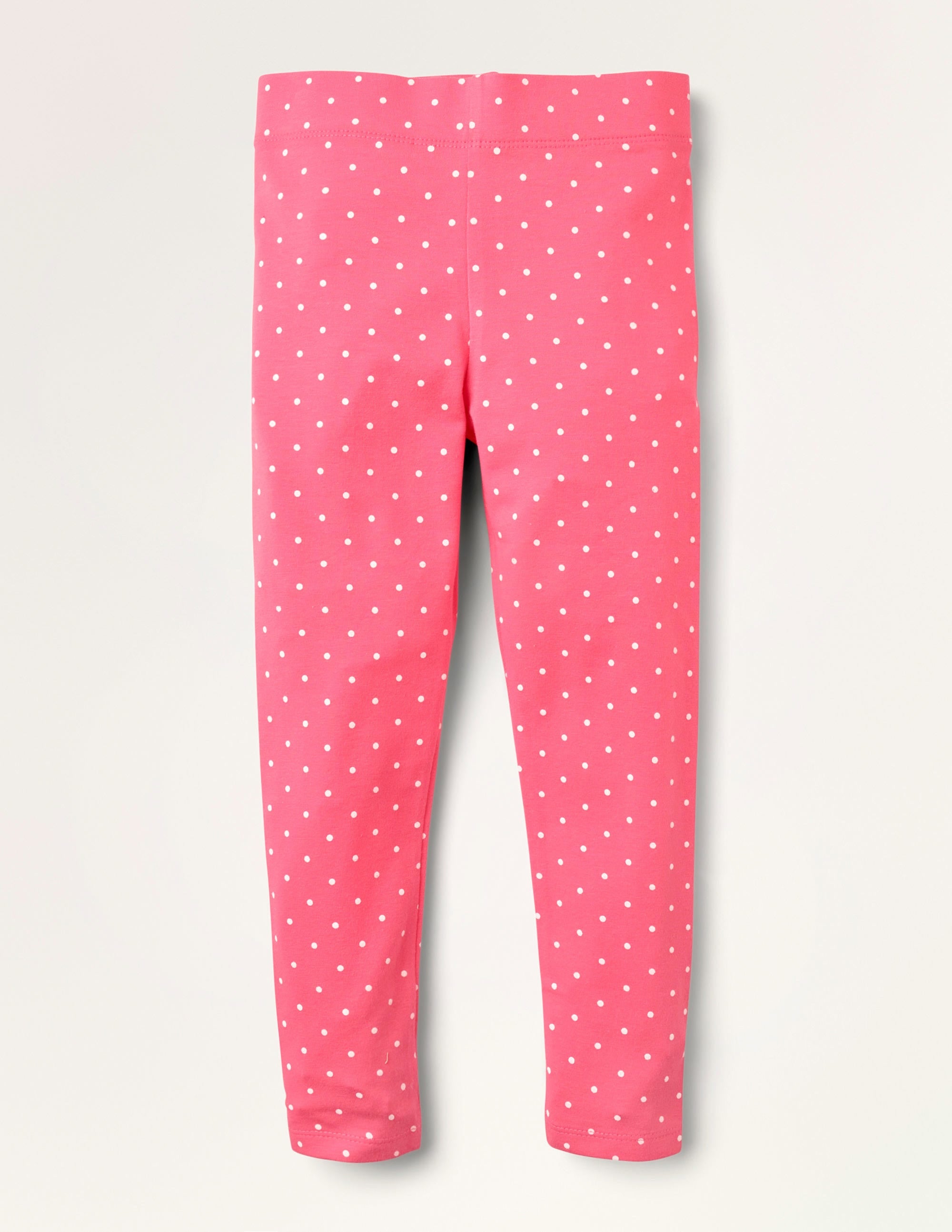 Fun Leggings-Bright Camelia Pink/Ivory Spot - Image 1