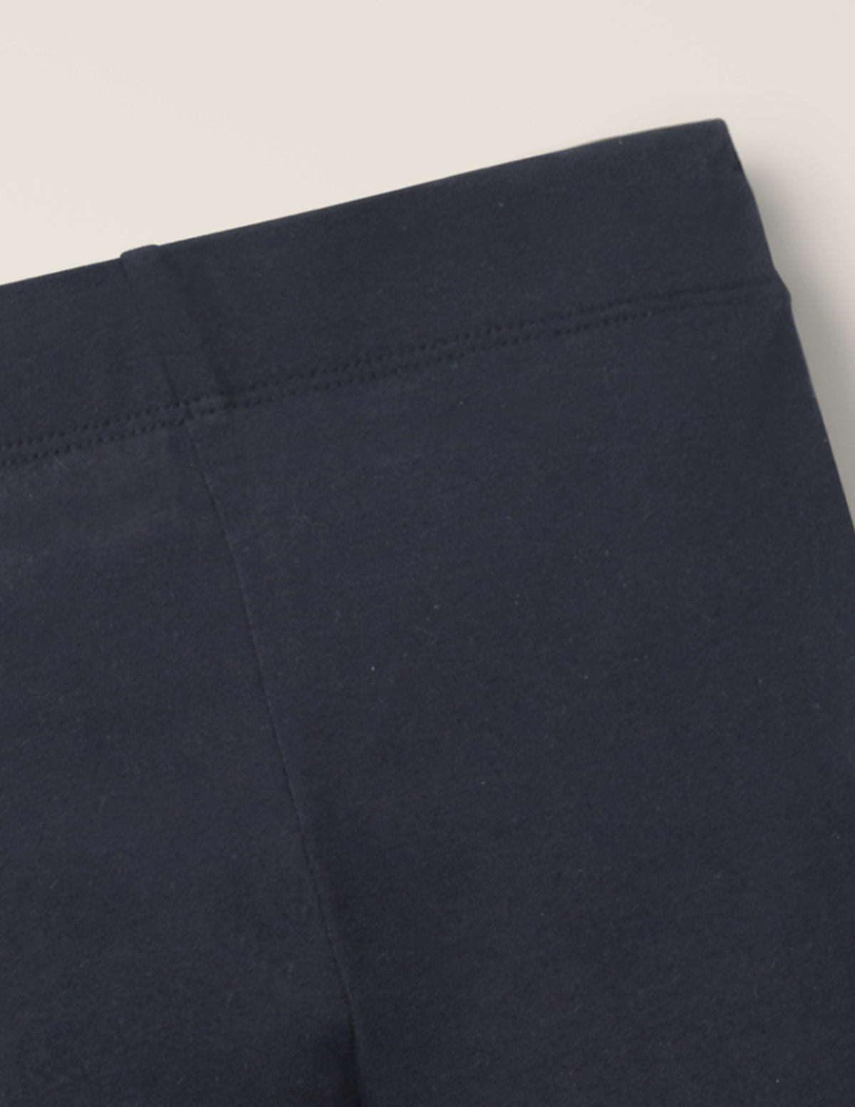 Plain Cropped Leggings-College Navy - Image 3