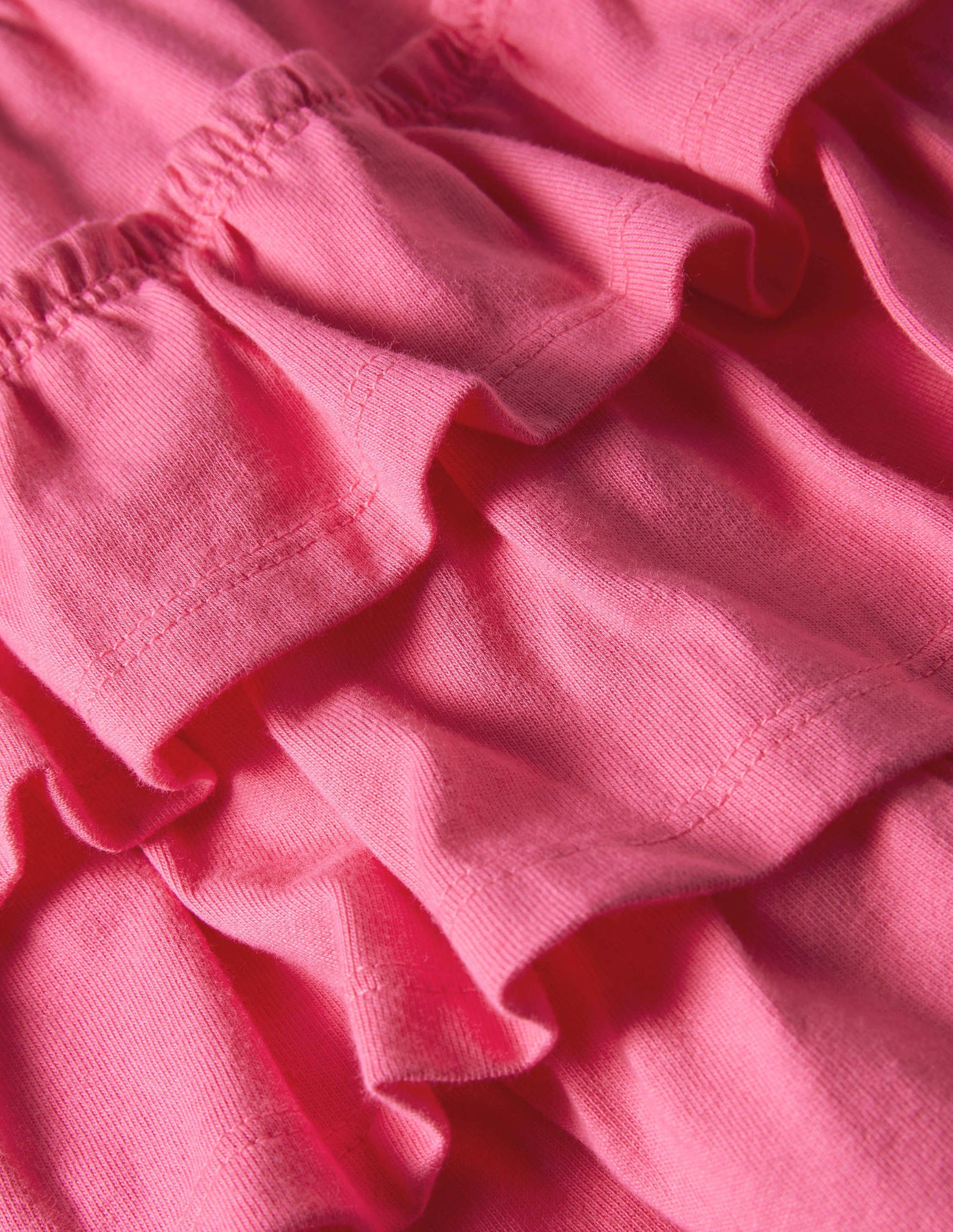 Jersey Ruffle Skort-Bright Camellia Pink-3