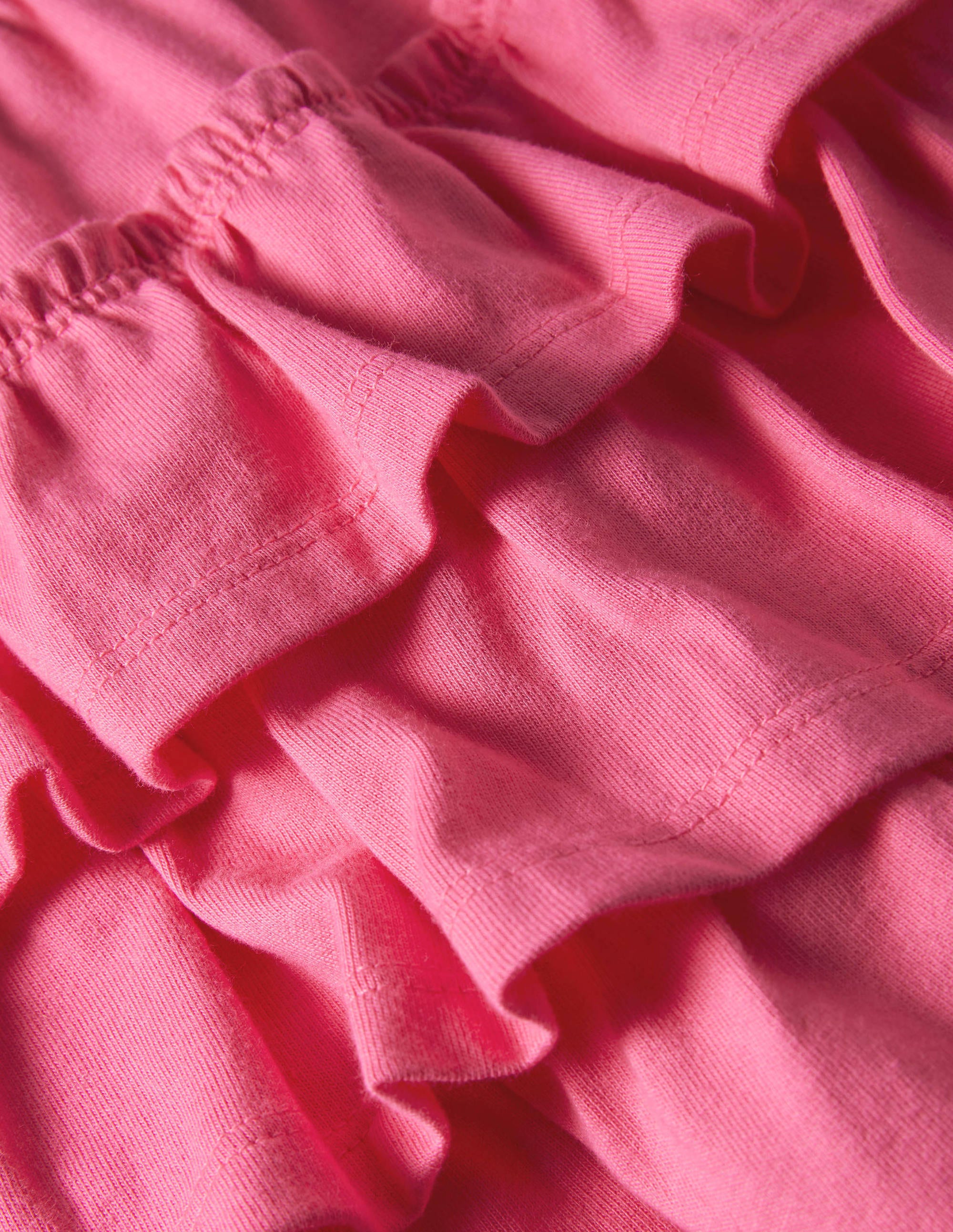 Jersey Ruffle Skort-Bright Camellia Pink - Image 3