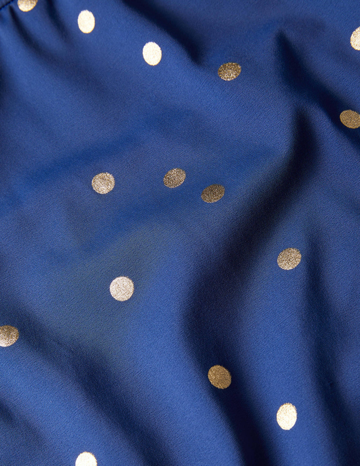 Cross-back Printed Swimsuit-Harmony Blue Gold Spot - Image 3