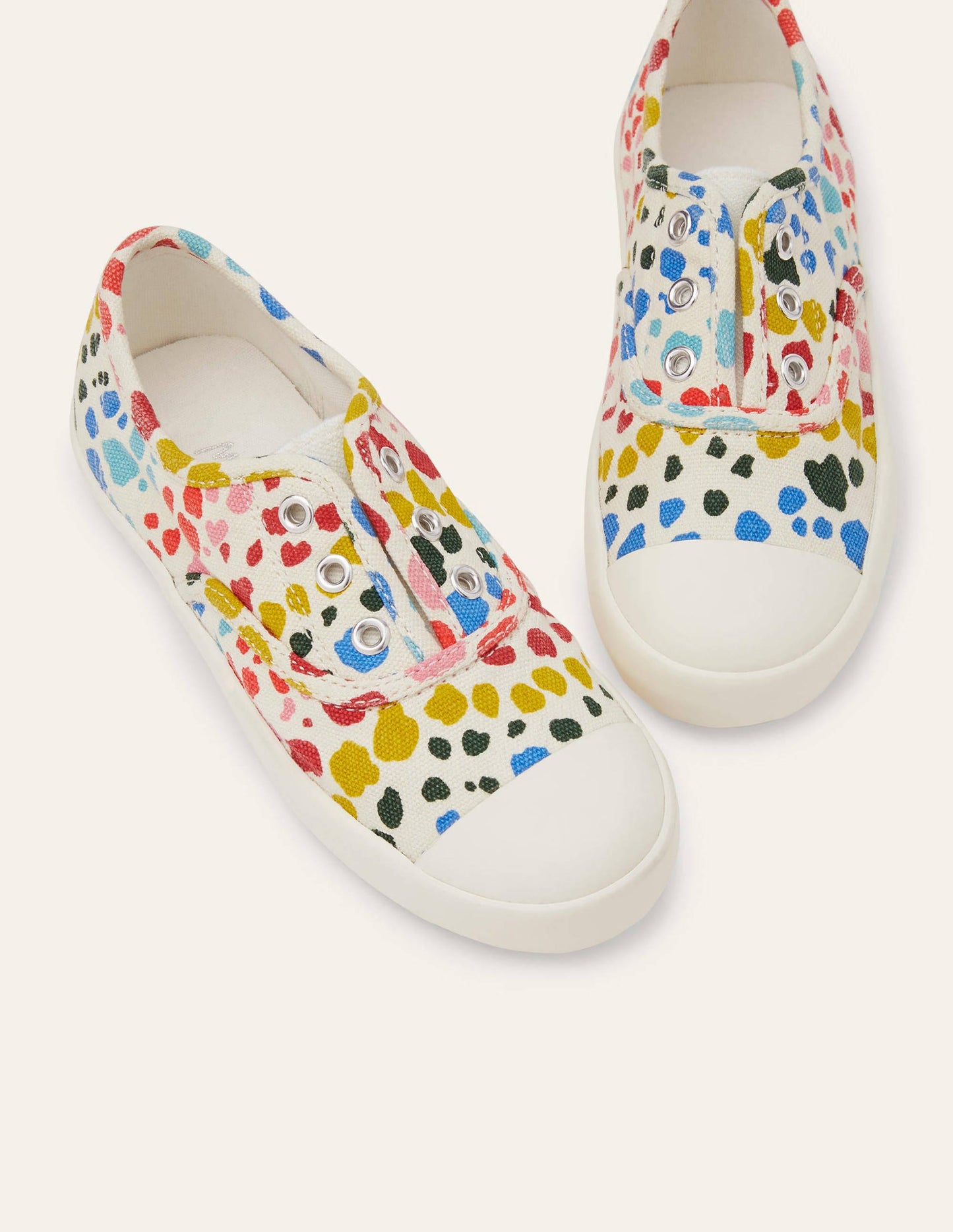 Laceless Canvas Sneakers-Multi Leopard