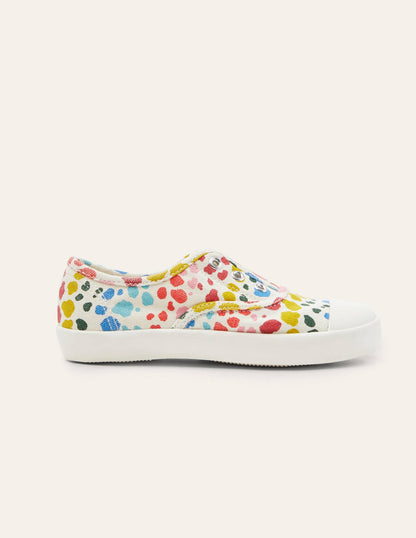 Laceless Canvas Sneakers-Multi Leopard-2