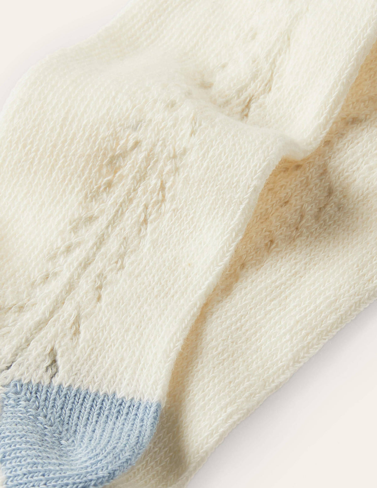 Lace Stitch Tights (Baby)-Ivory - Image 2
