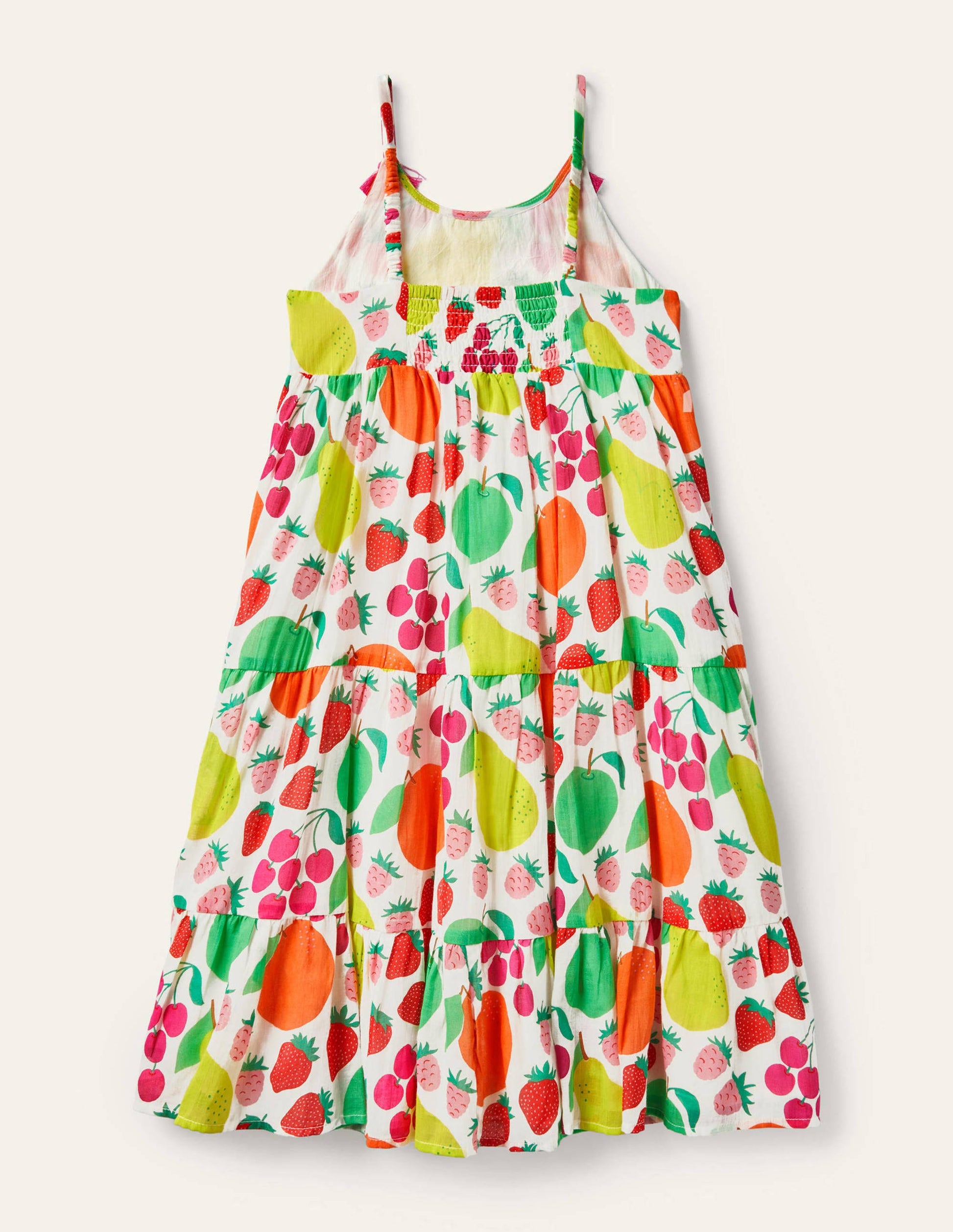 Tiered Tassel Dress-Multi Tutti Fruitti-2