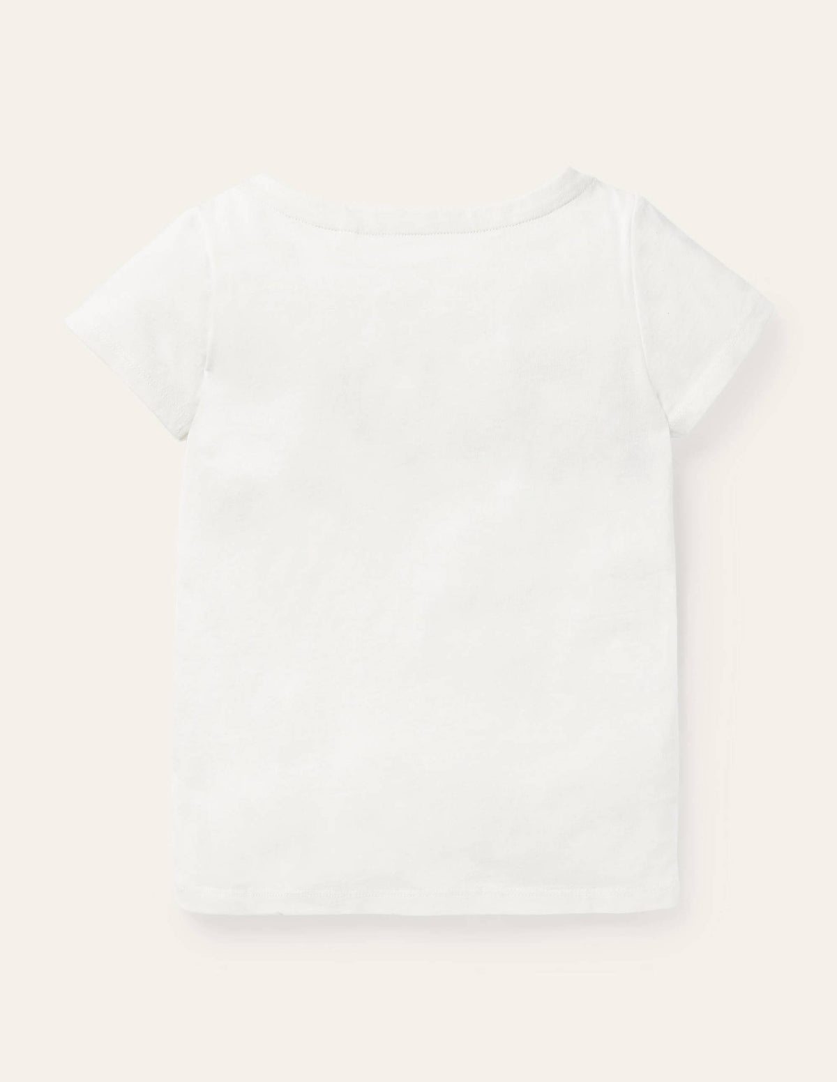Short-sleeved Breton-Ivory/ Rainbow - Image 2