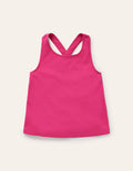 Cross-back Tank-Tickled Pink