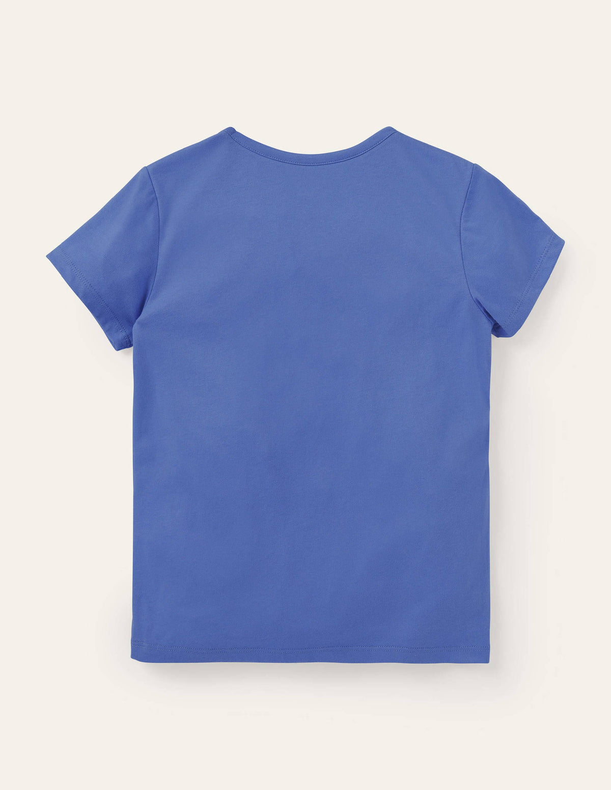Rainbow Appliqué T-shirt-Gulf Blue Elephant-2