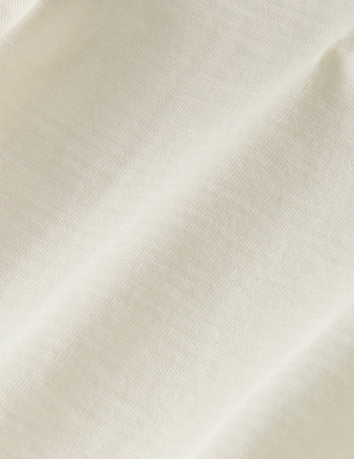 Roll Neck Supersoft T-shirt-Ivory - Image 3