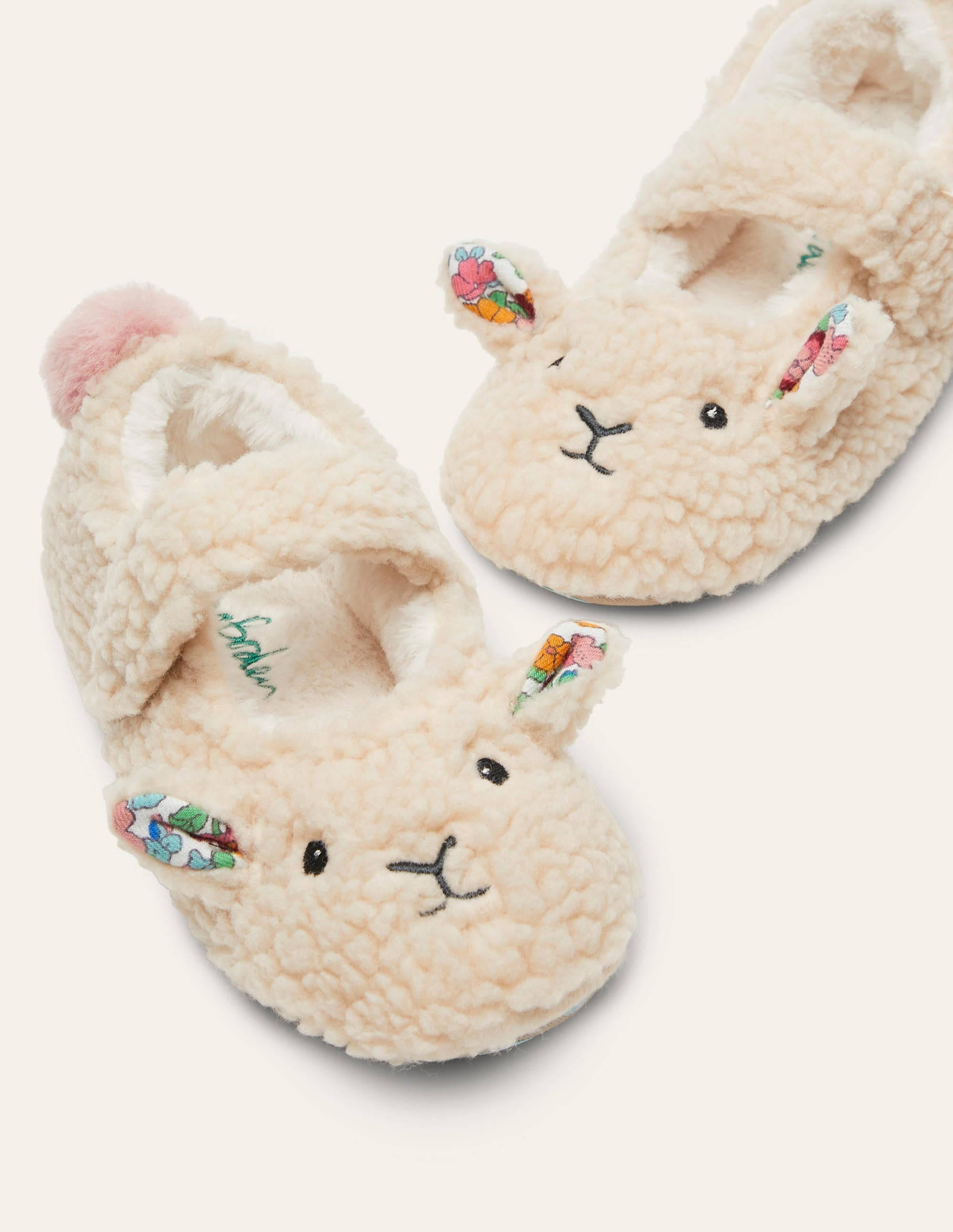 Novelty Slippers-Oatmeal Sheep - Image 1