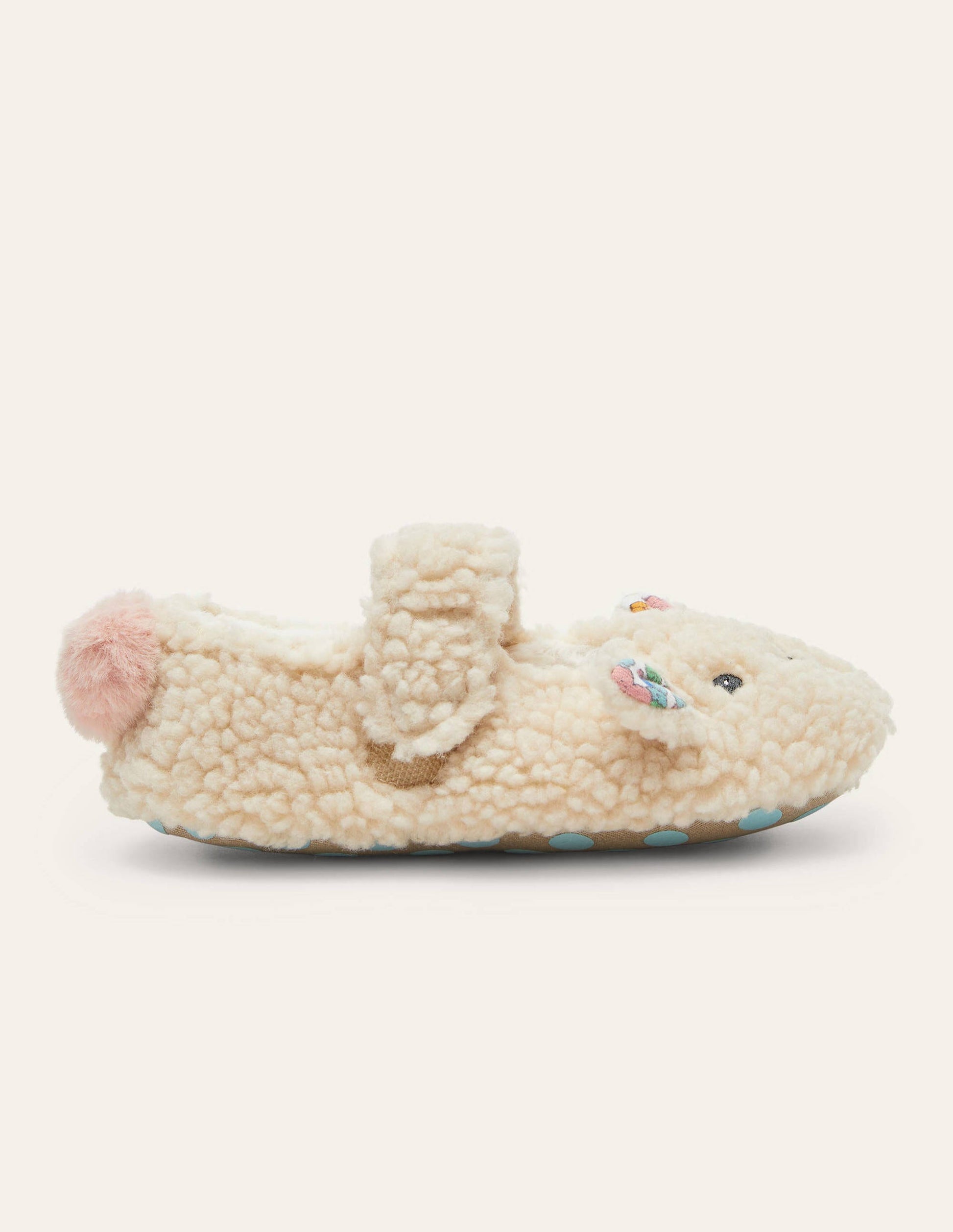 Novelty Slippers-Oatmeal Sheep-2