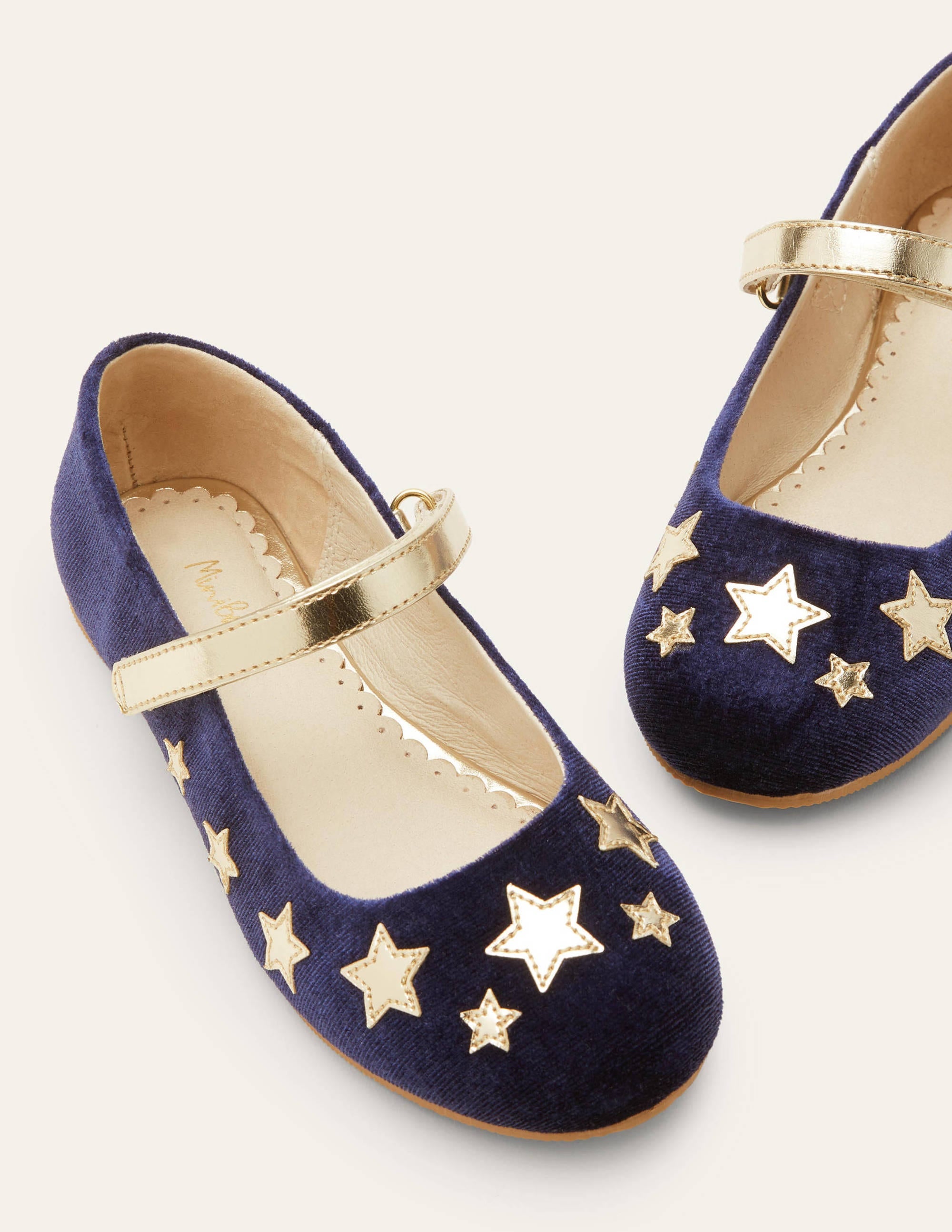 Velvet Flats-College Navy Stars - Image 1