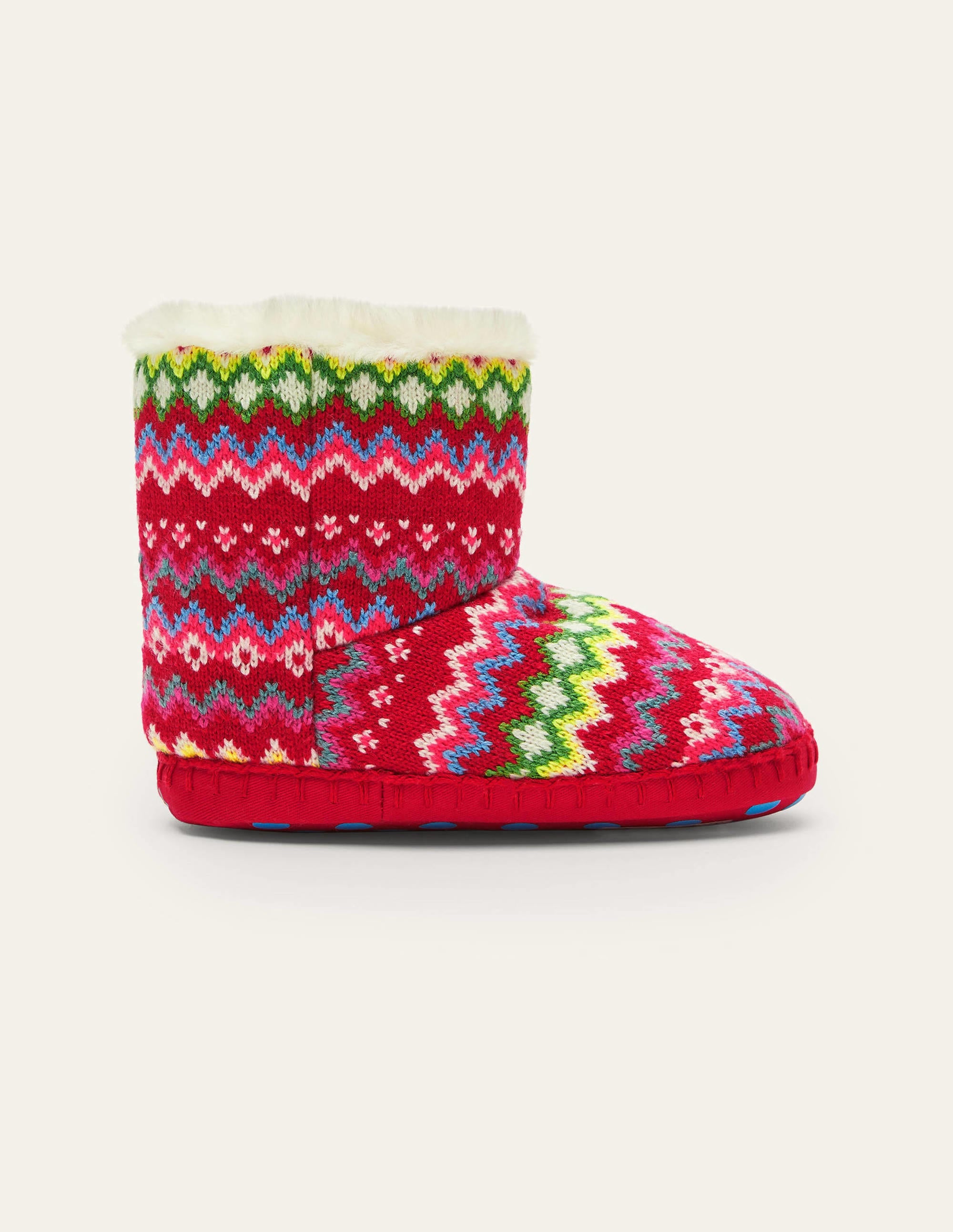 Slipper Boots-Multi Fairisle - Image 2