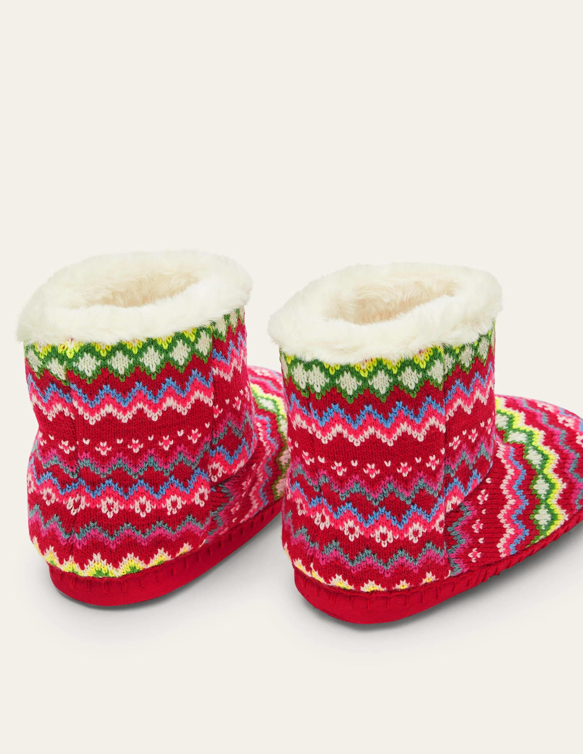 Slipper Boots-Multi Fairisle-3