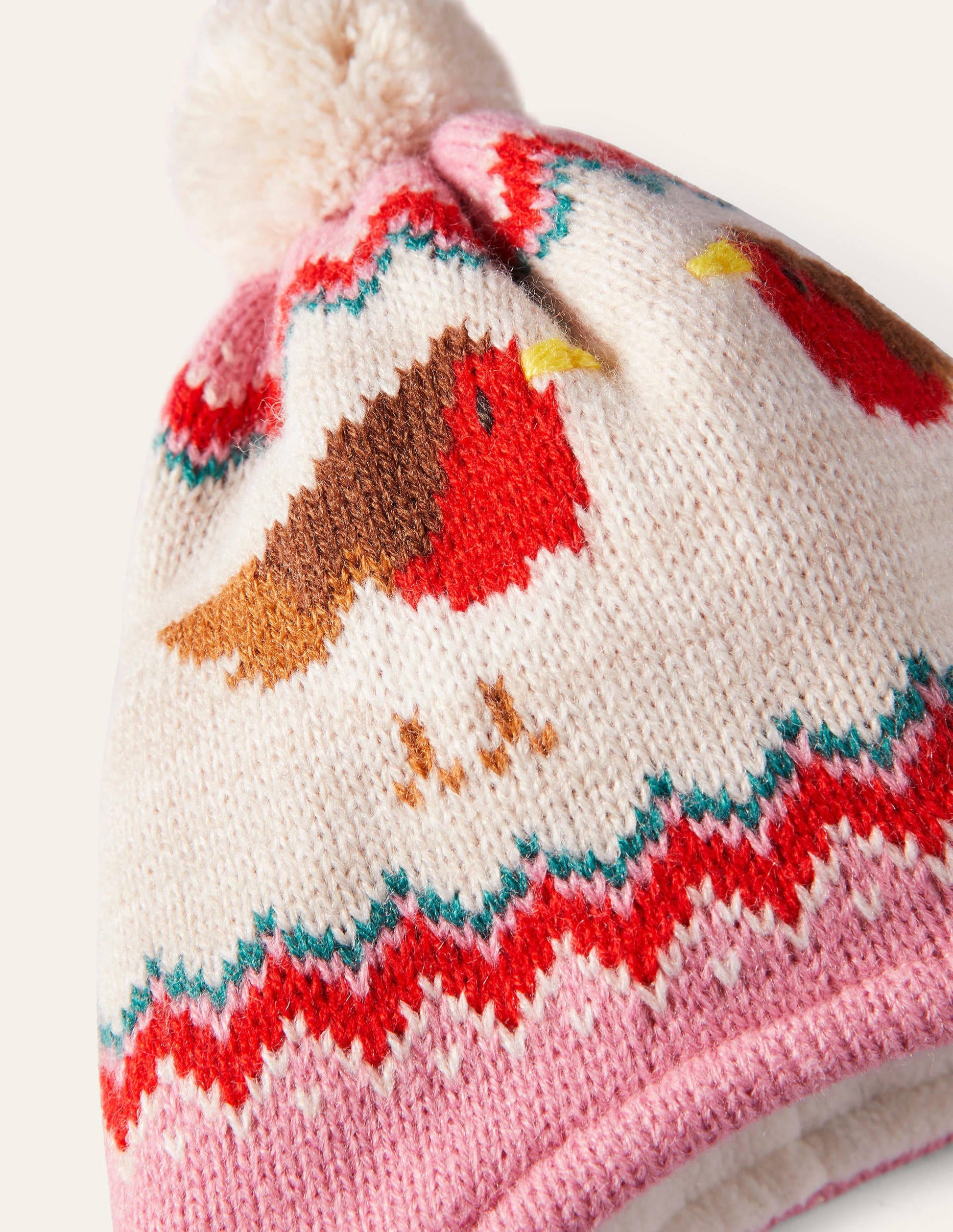 Robin Knitted Set-Formica Pink Robin-2