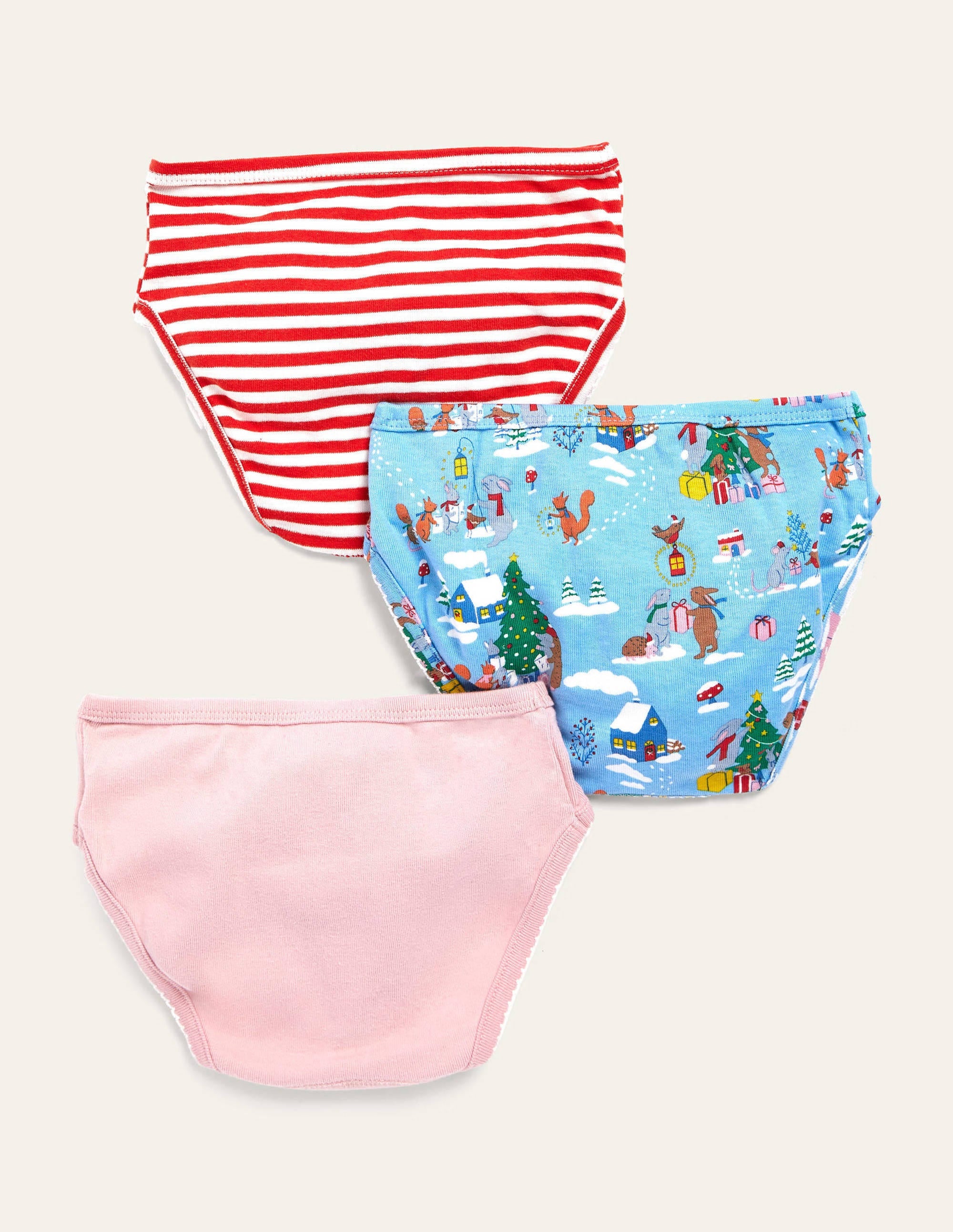Christmas Underwear 3 Pack-Woodland Christmas - Image 2