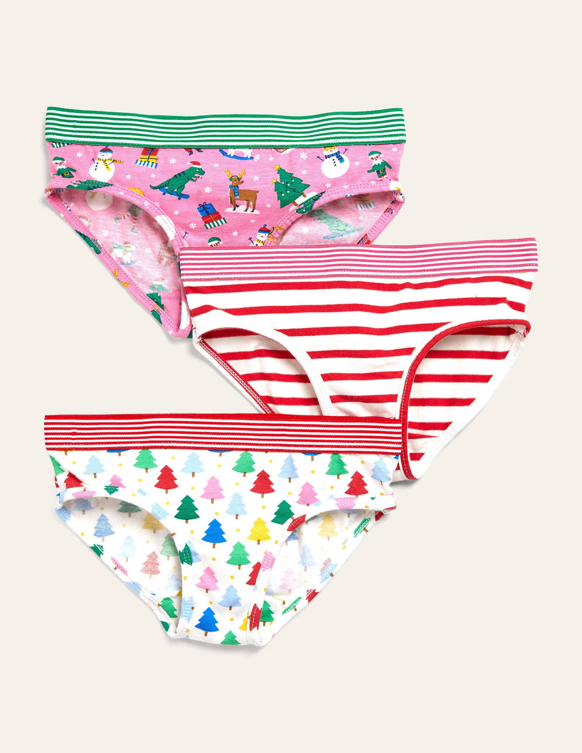 Christmas Underwear 3 Pack-Multi - Image 1