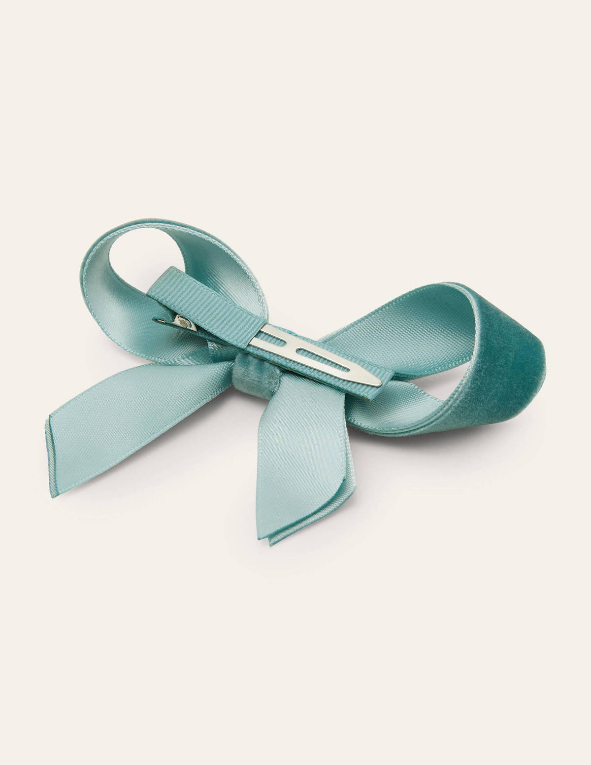 Velvet Bow Hair Clip-Brook - Image 2