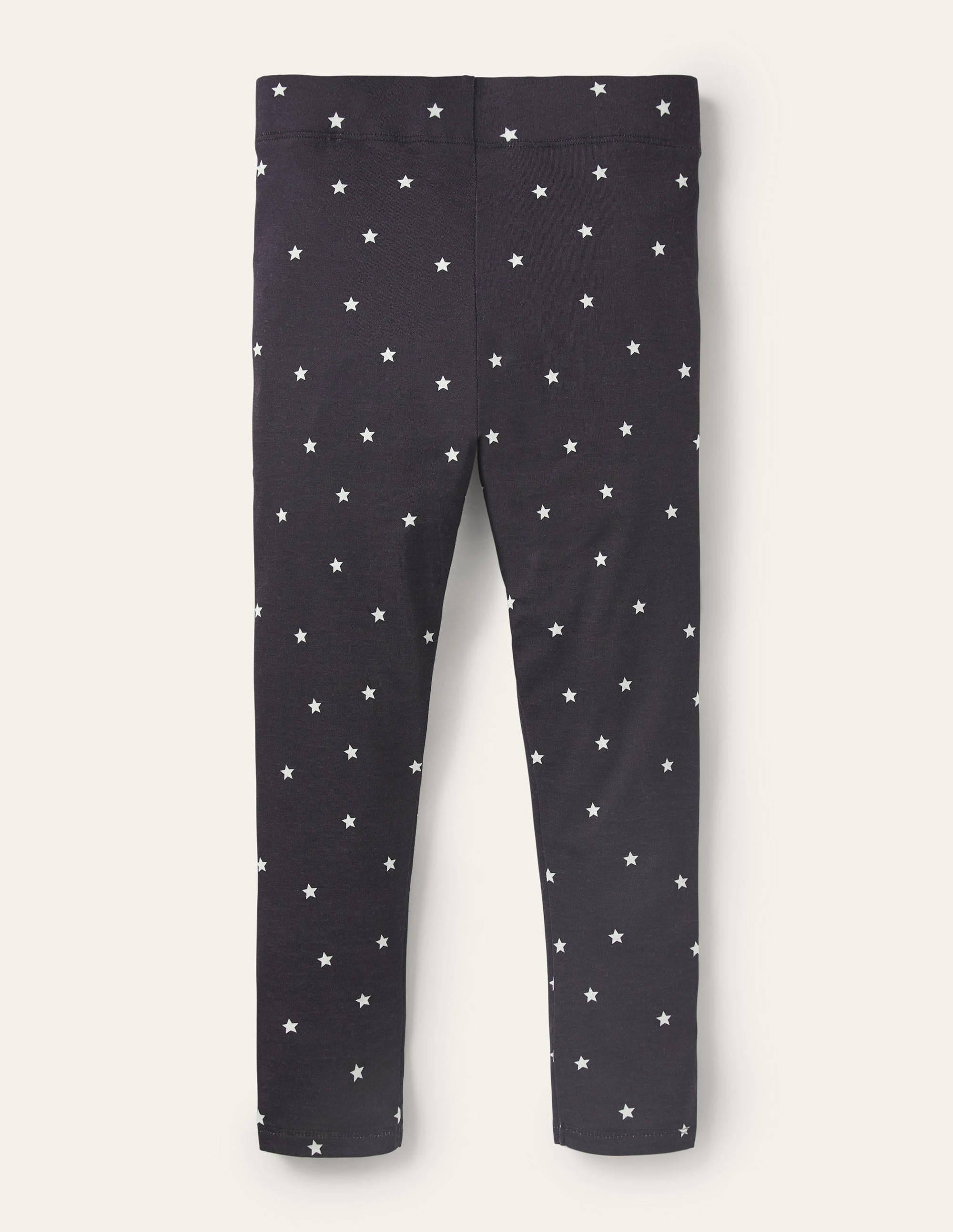 Fun Cosy Leggings-Starboard Blue Ivory Stars - Image 2