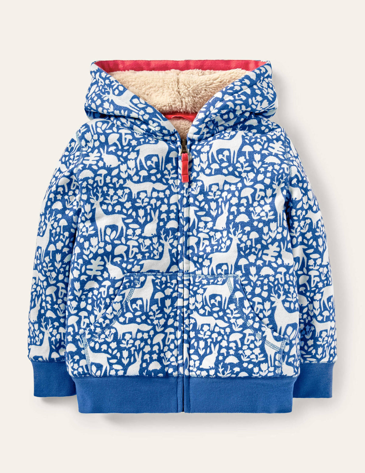 Shaggy-lined Hoodie-Elizabethan Blue Woodland-1