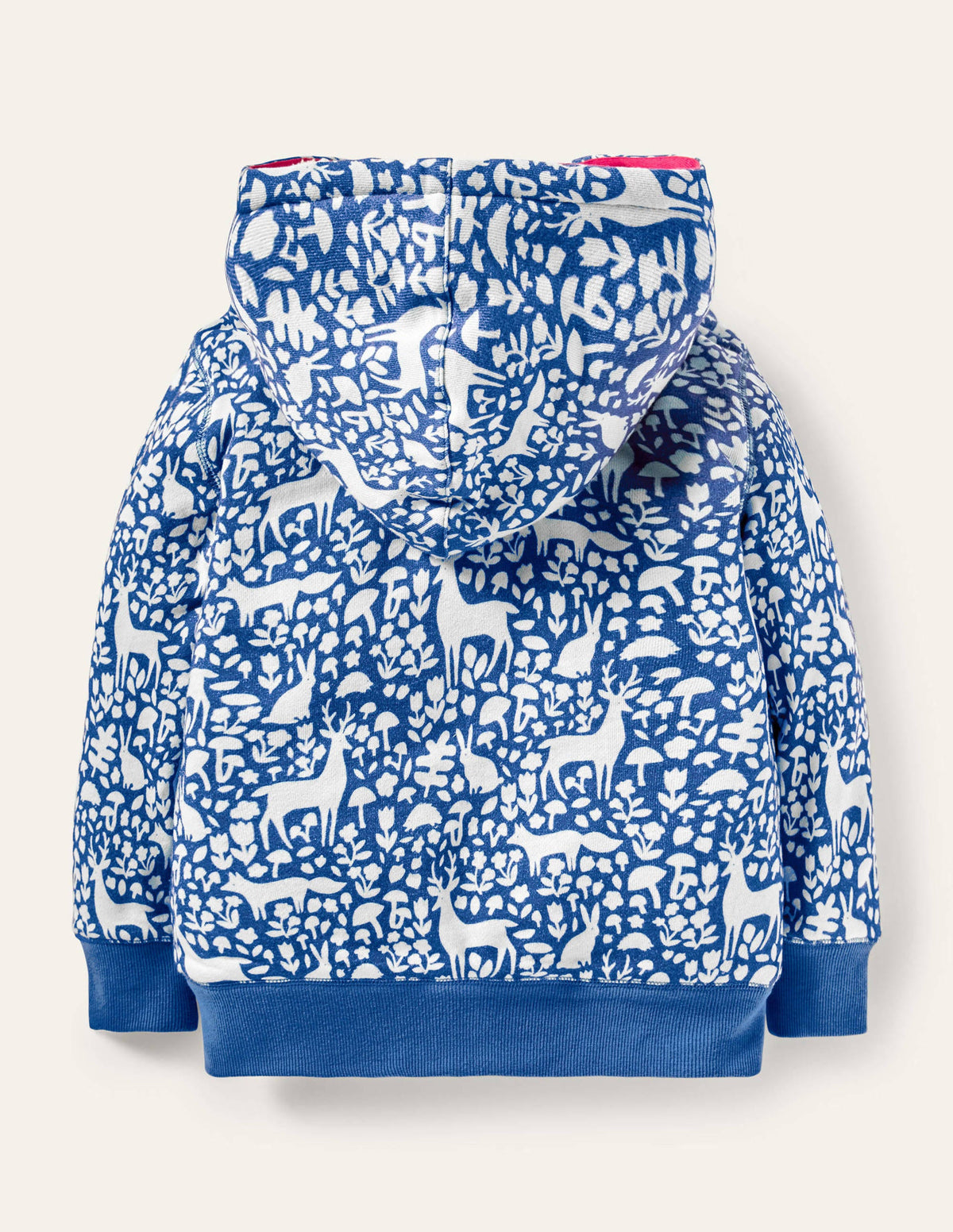 Shaggy-lined Hoodie-Elizabethan Blue Woodland-2