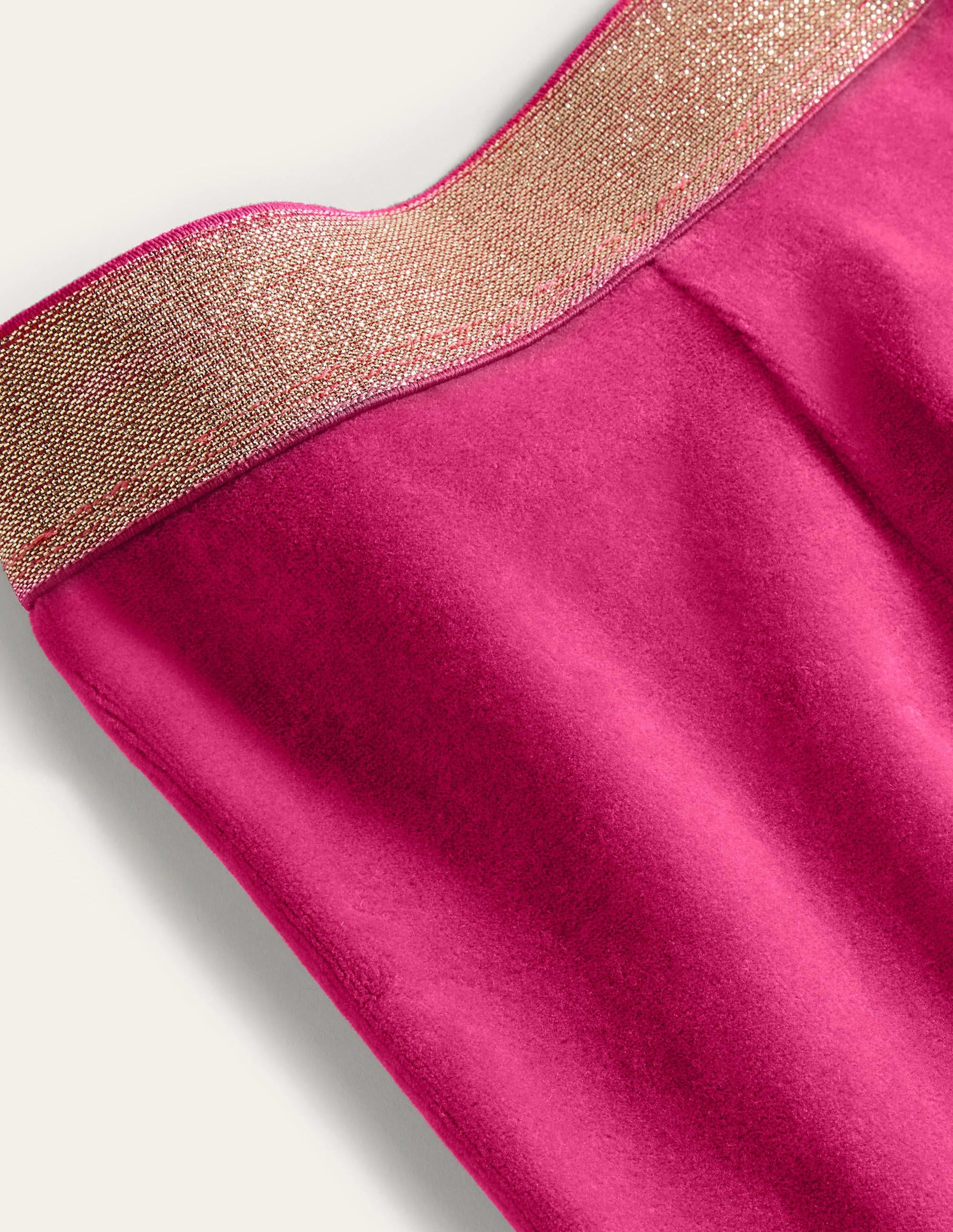 Sparkle Waist Velvet Leggings-Pink Yarrow-3