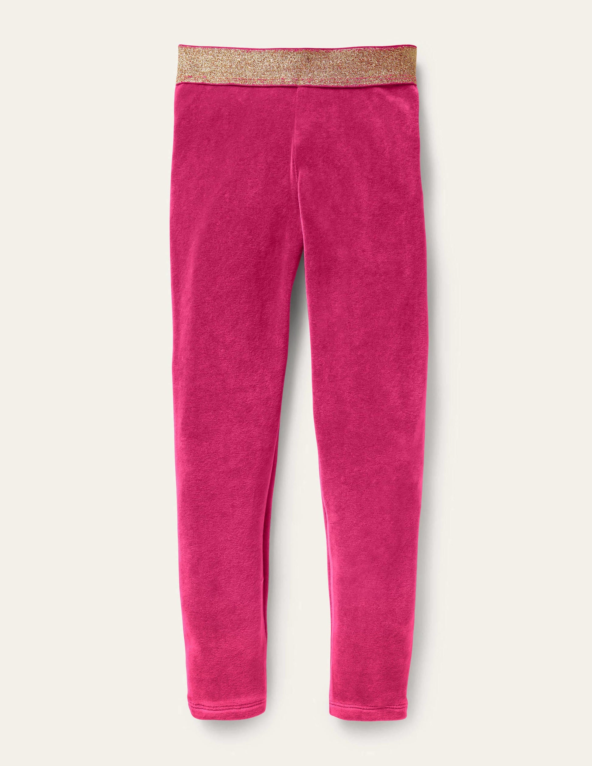 Sparkle Waist Velvet Leggings-Pink Yarrow-1