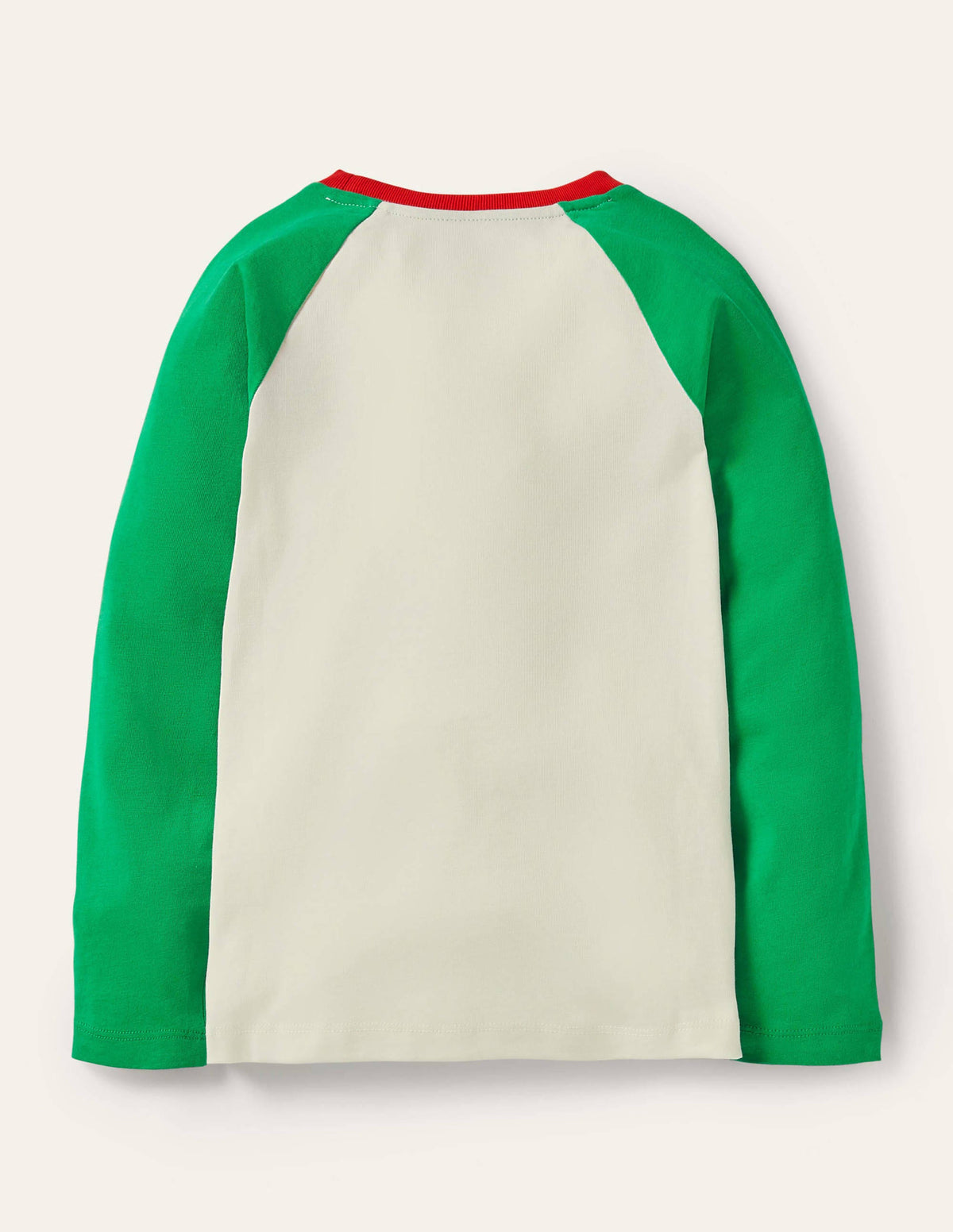 Raglan Festive Printed T-shirt-Green Pawsome Christmas-2