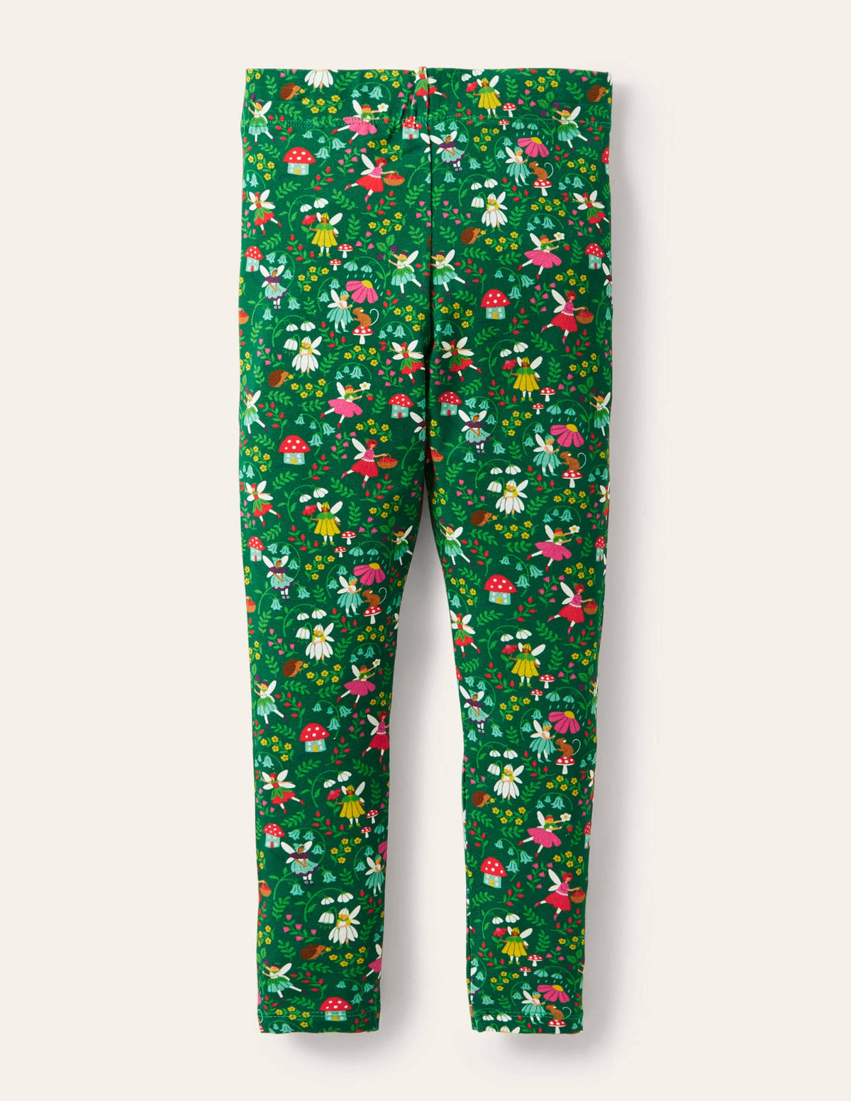 Fun Leggings-Forest Green Fairy Garden - Image 2