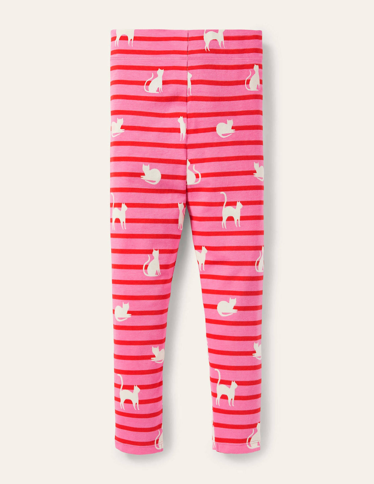 Fun Leggings-Pink/Red Glow-in-the-dark Cats - Image 2