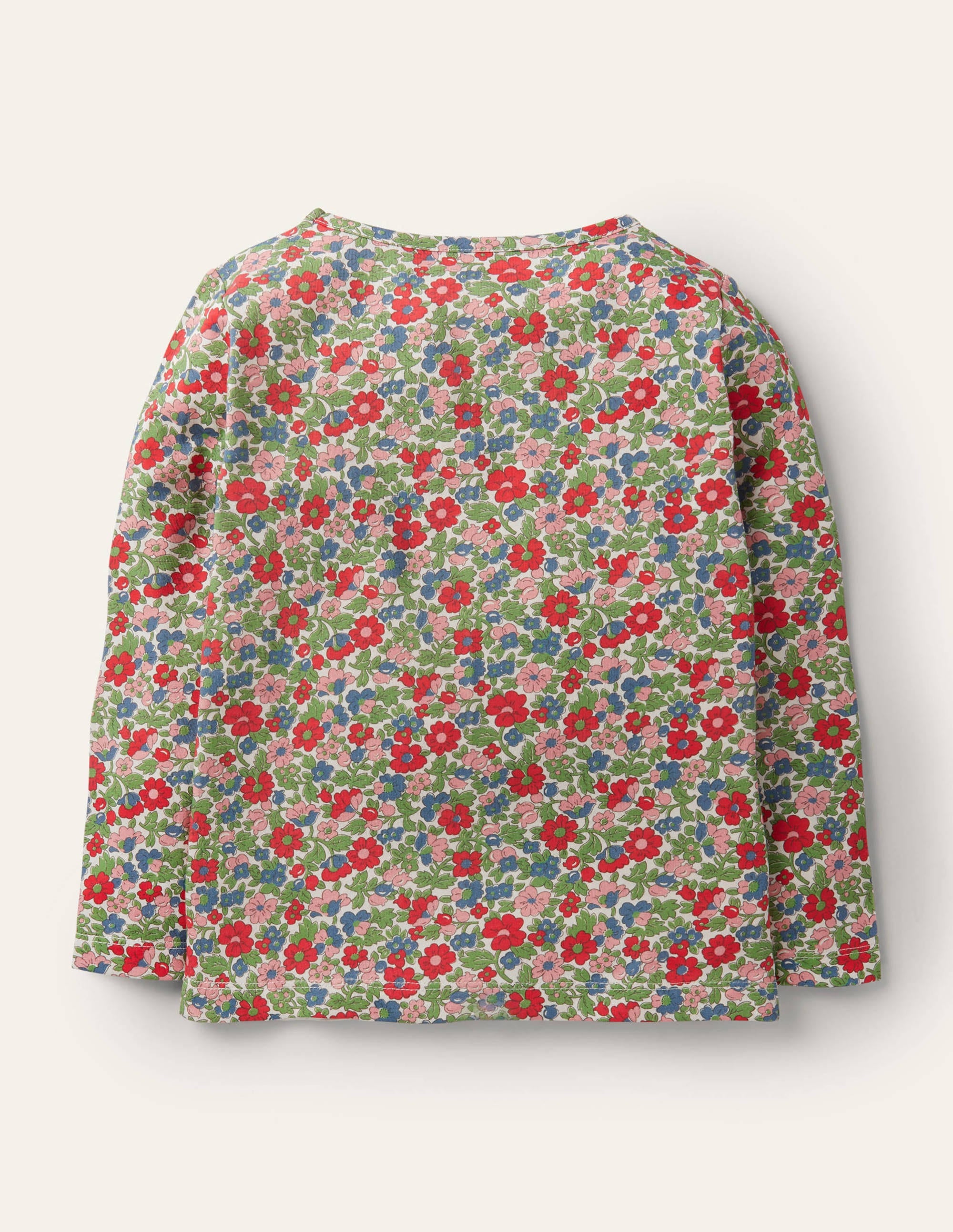 3D Flutter T-shirt-Multi Vintage Bloom Bunnies - Image 2
