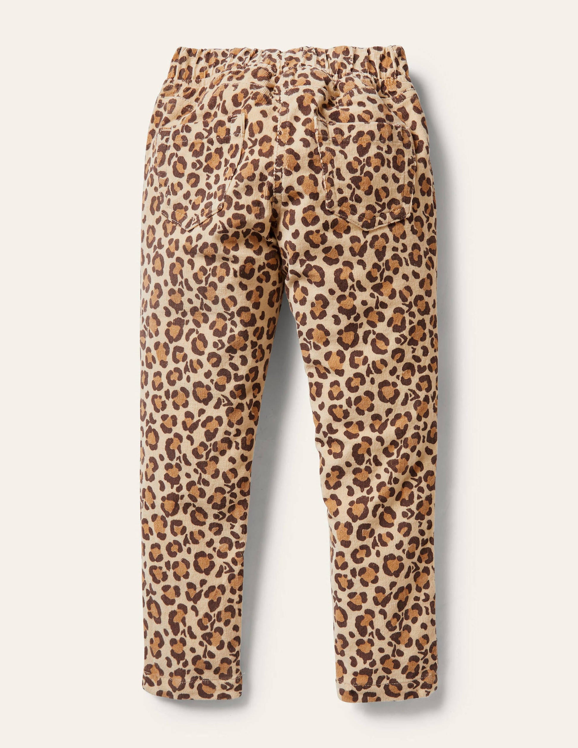 Cord Leggings-Leopard Print-2