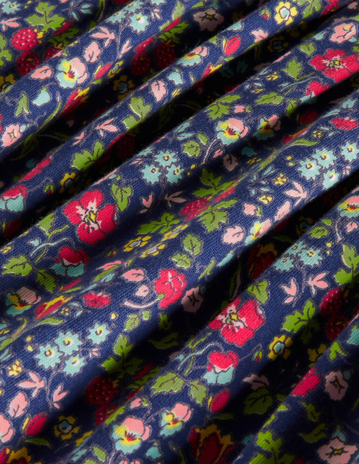 Long Sleeve Fun Jersey Dress-Starboard Autumn Berry Floral - Image 3