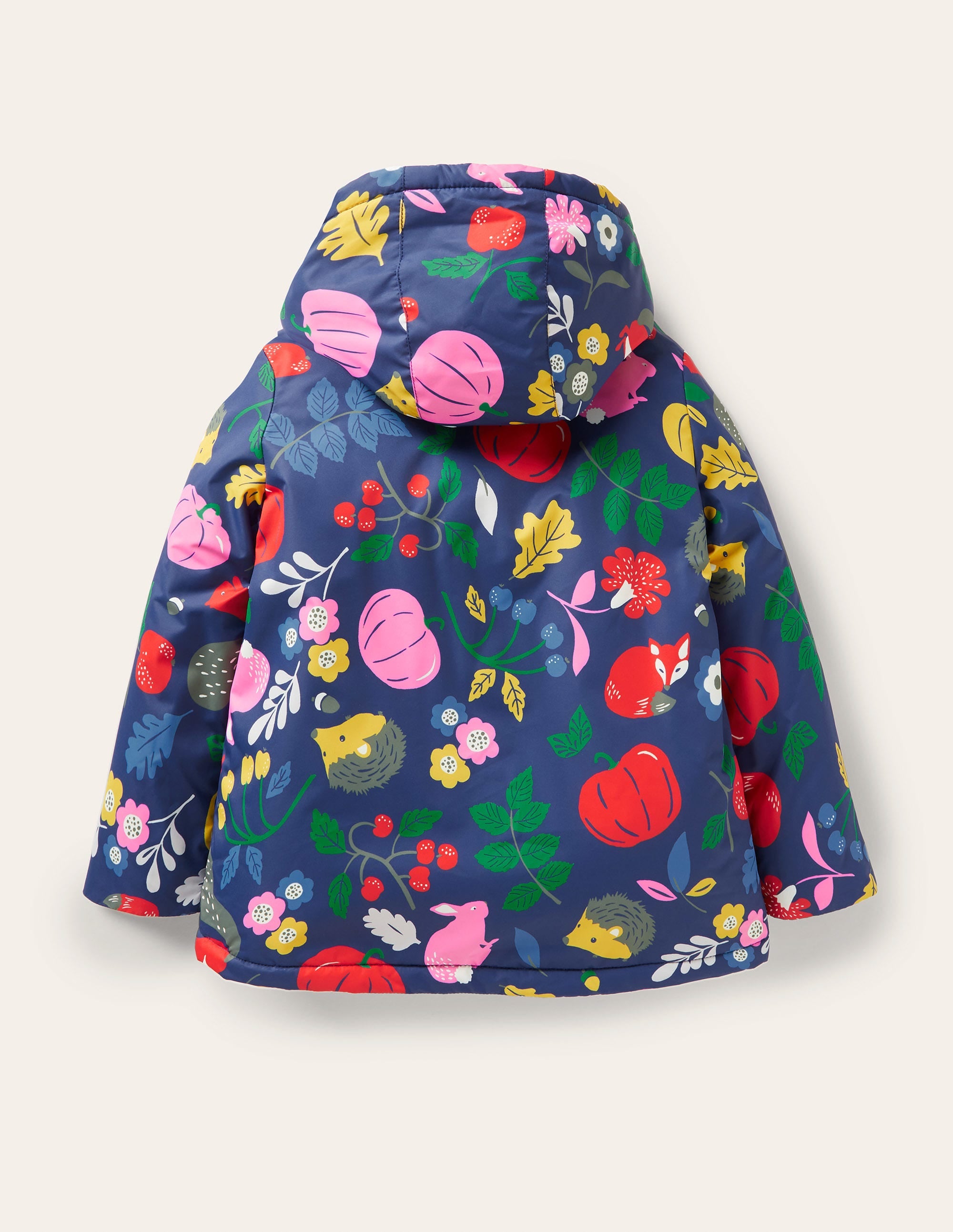 Sherpa Lined Anorak-Starboard Blue Forest Friends - Image 2