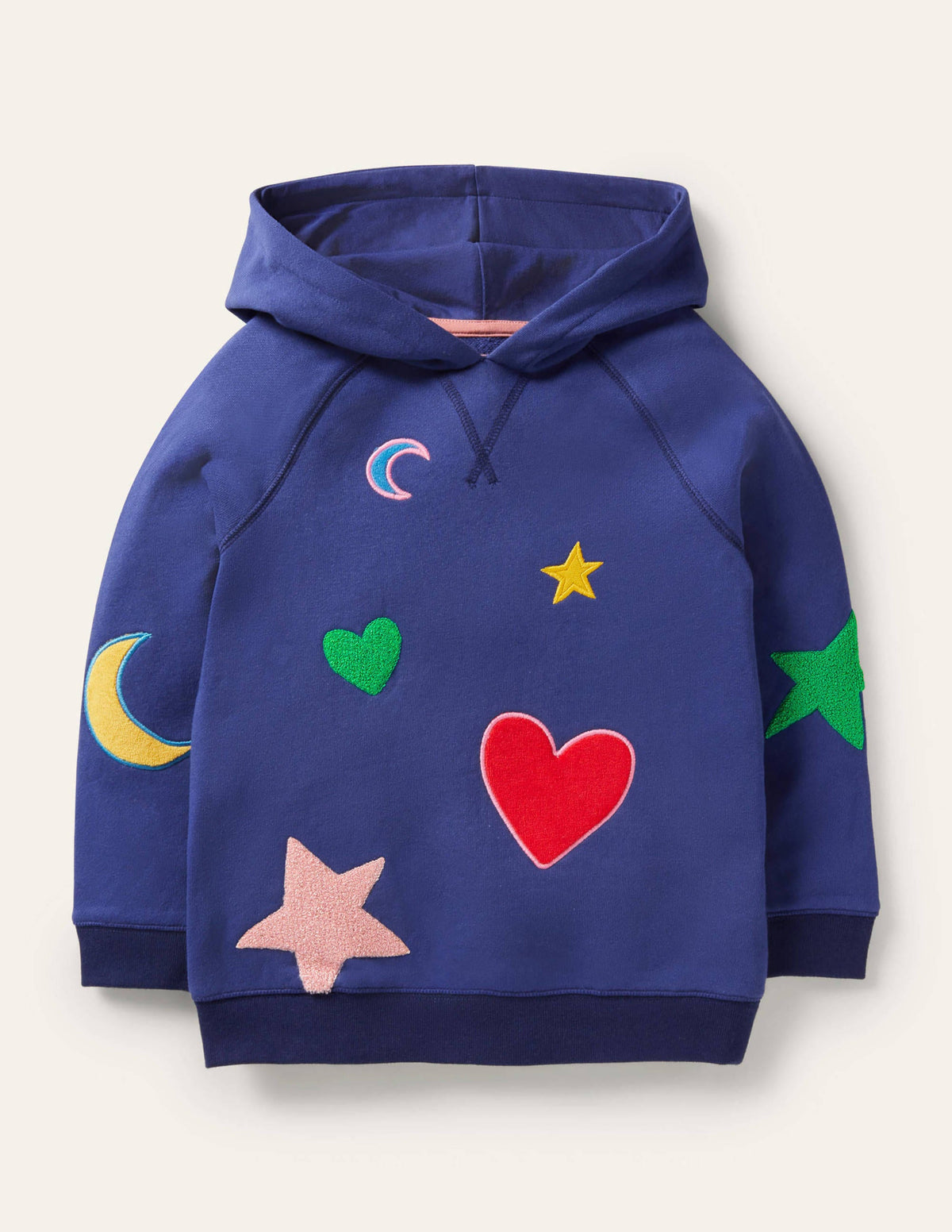 Appliqué Hoodie-Starboard Blue Stars - Image 1