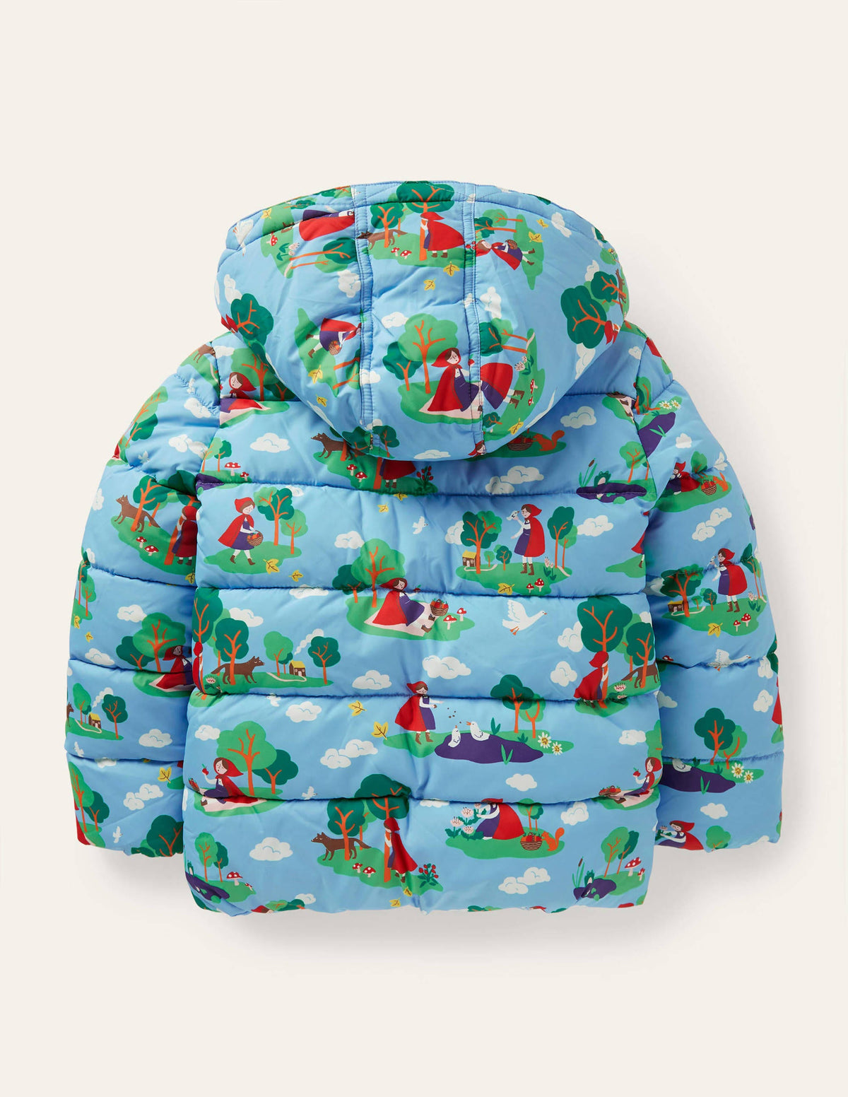 Cosy Padded Jacket-Surfboard Blue Red Riding Hood - Image 2