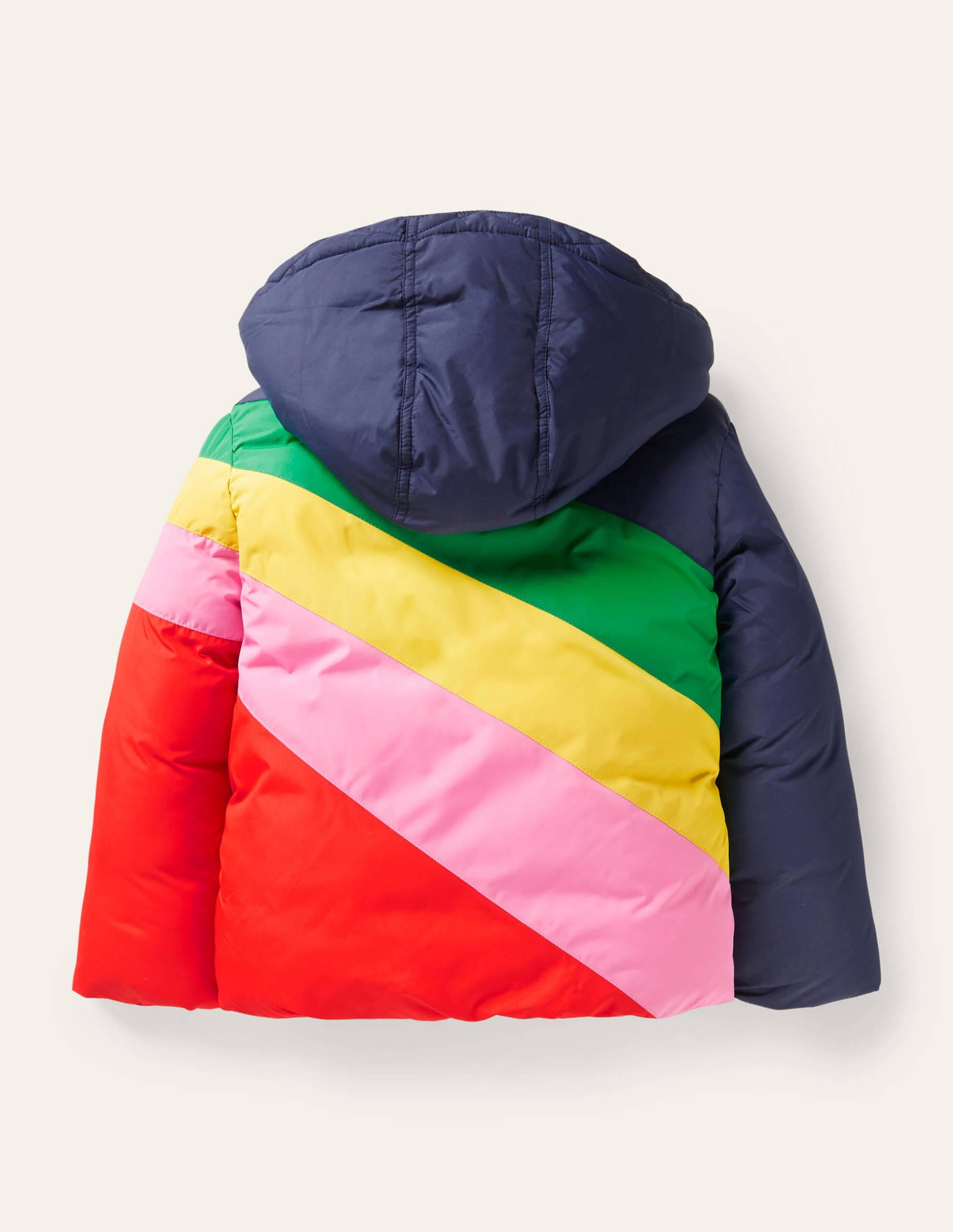 Cosy Padded Jacket-Multi Rainbow Ray - Image 2