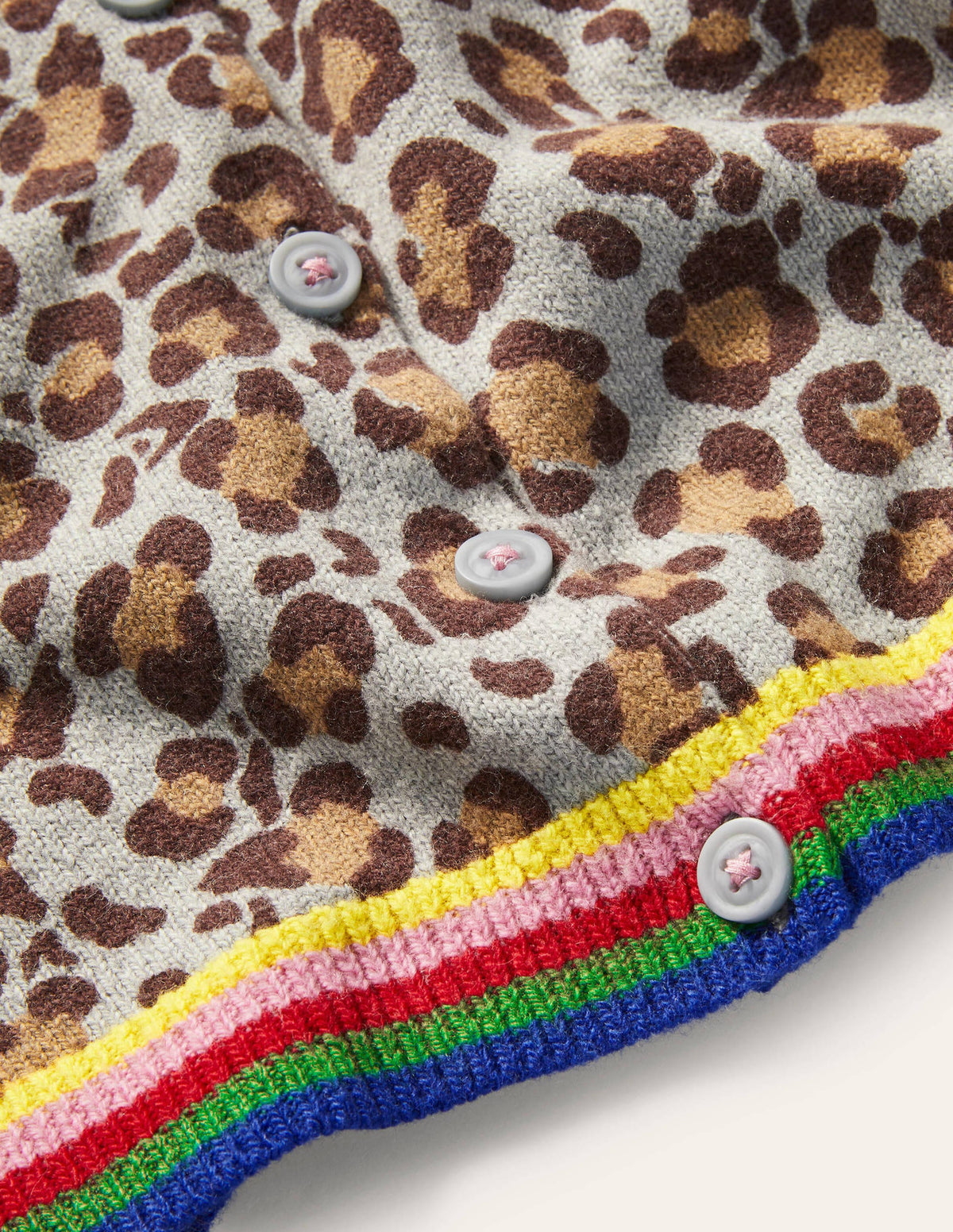 Fun Cardigan-Multi Rainbow Leopard-3