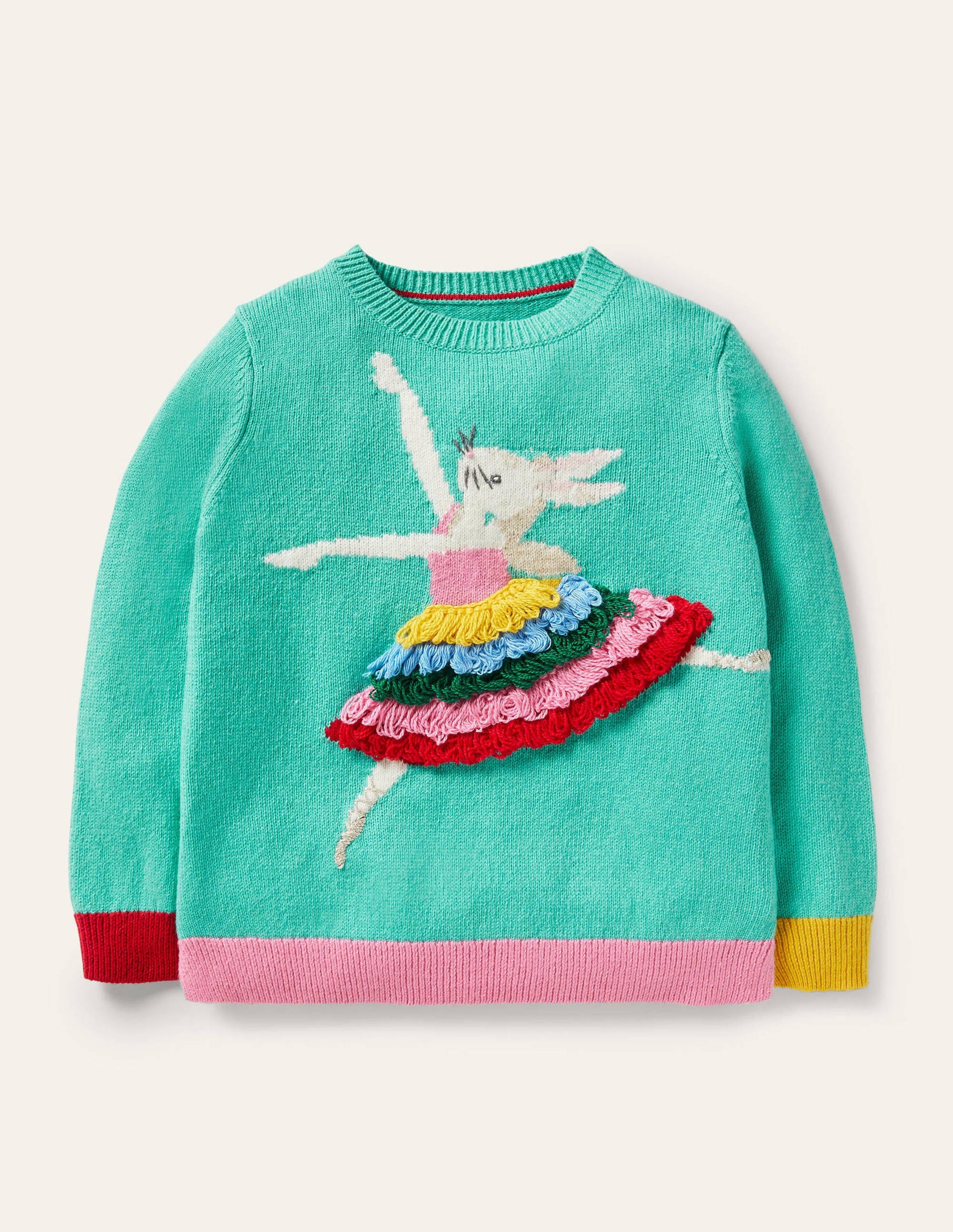 Fun Sweater-Brook Blue Ballerina Bunny-1