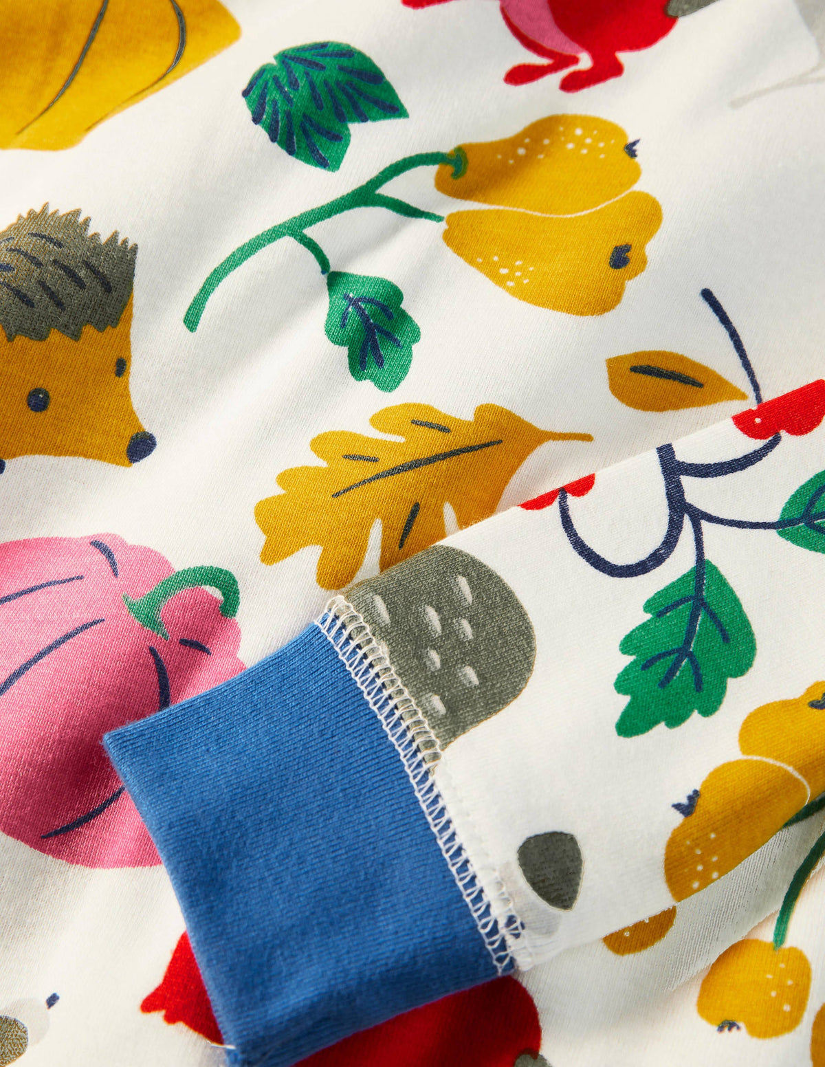 Twin Pack Snug Pajamas-Ivory Forest Friends/Blue - Image 3