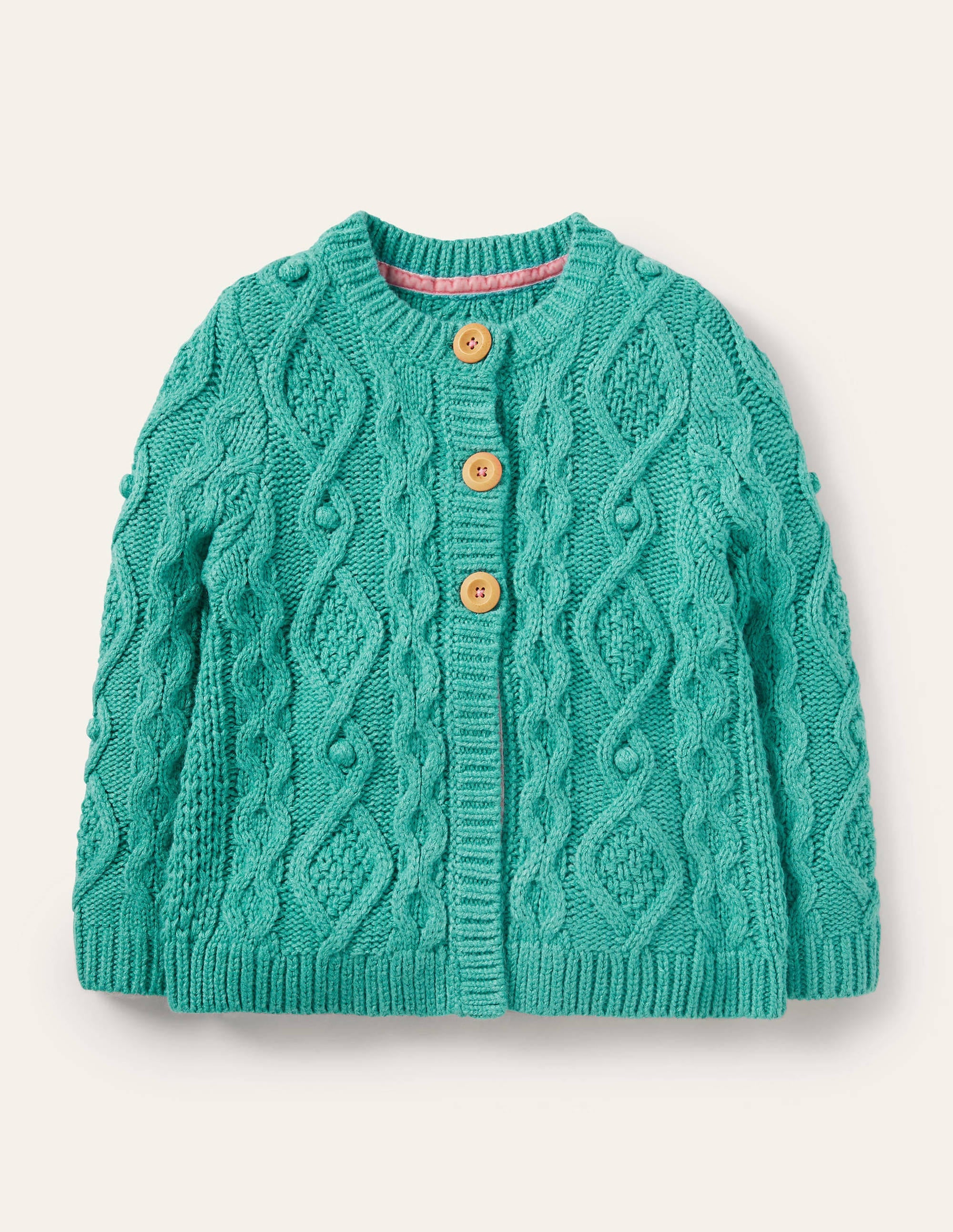 Cable Cardigan-Brook Blue - Image 1