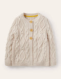 Cable Cardigan-Ecru