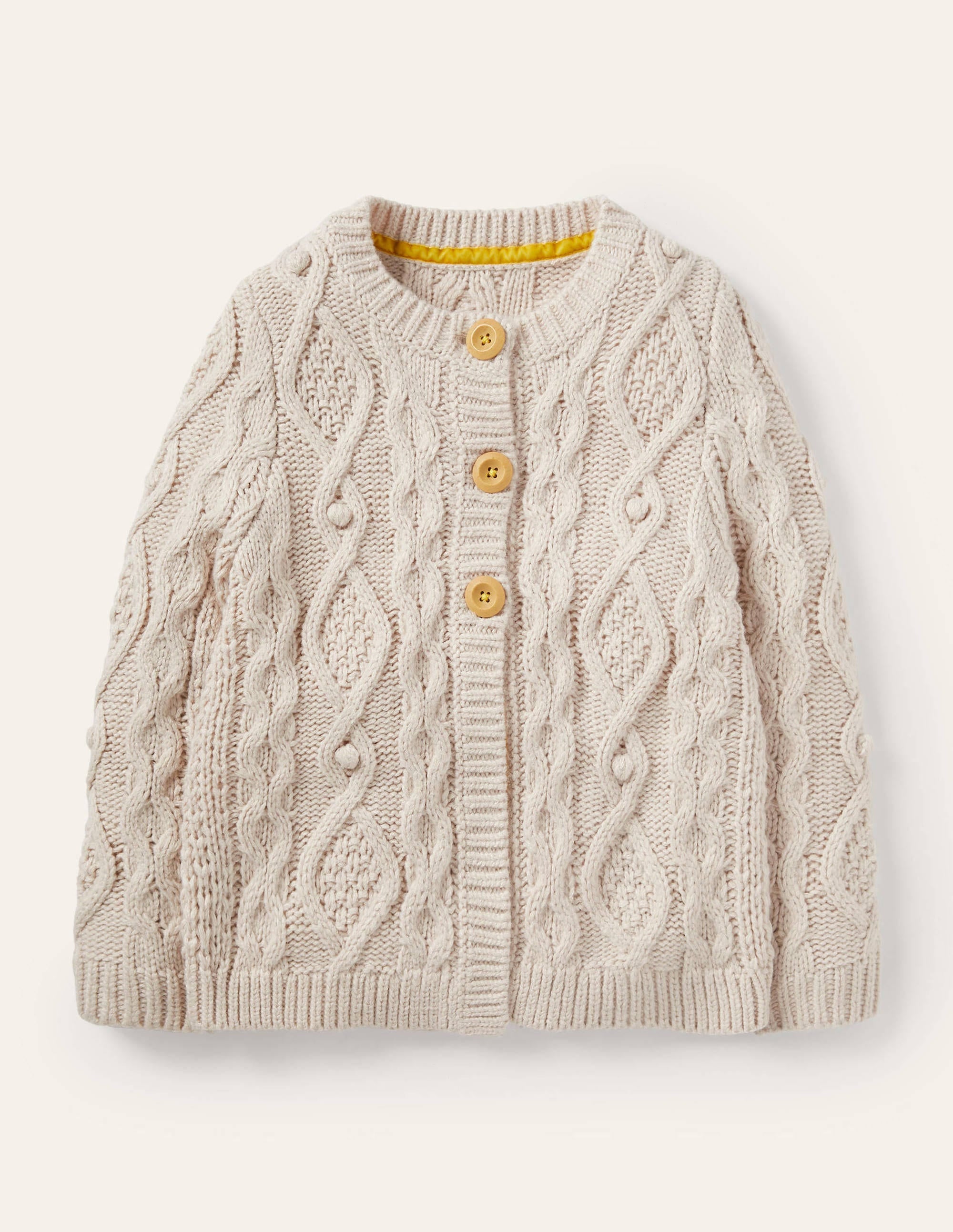 Cable Cardigan-Ecru - Image 1