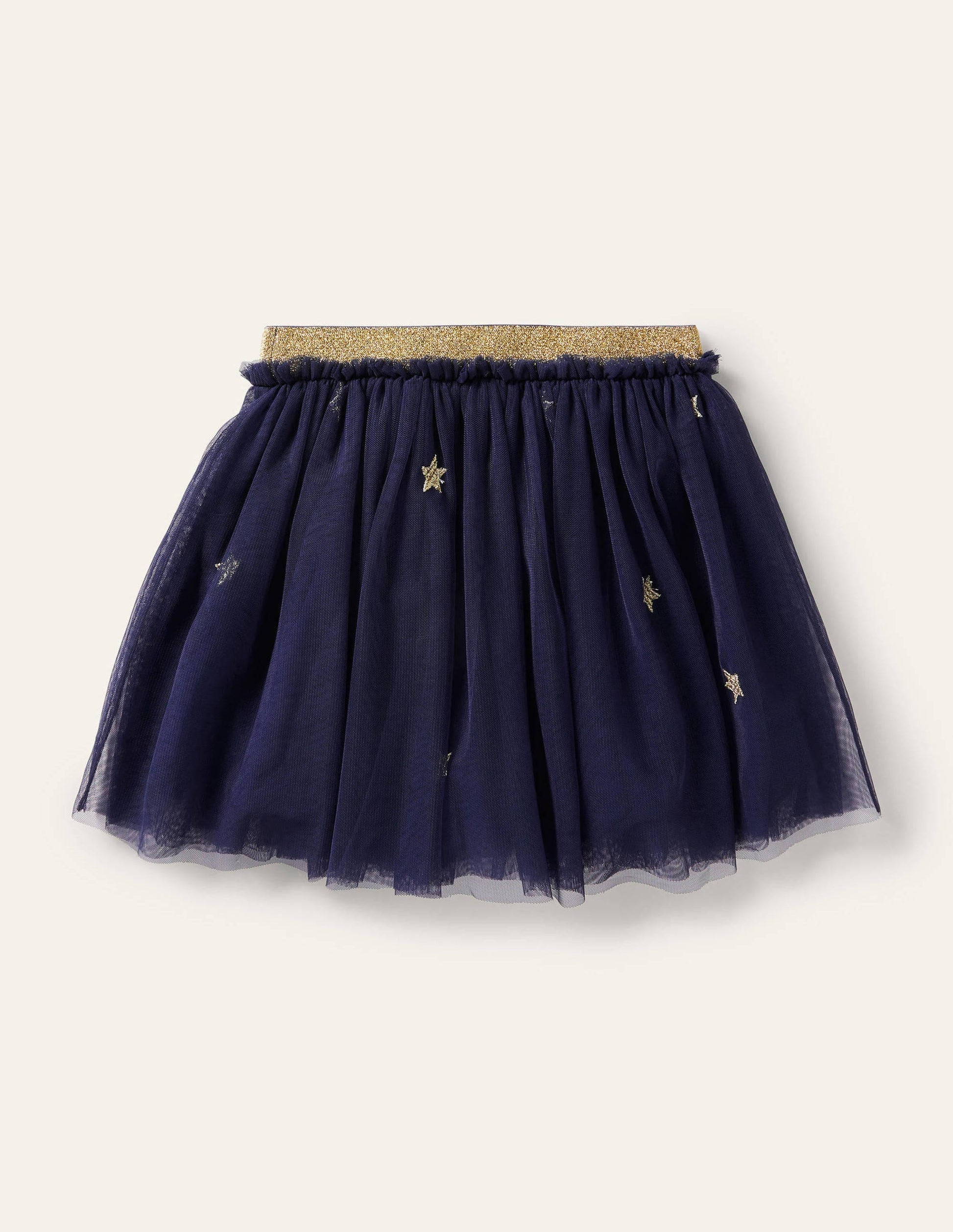 Appliqué Tulle Skirt-Starboard Blue Animals-2