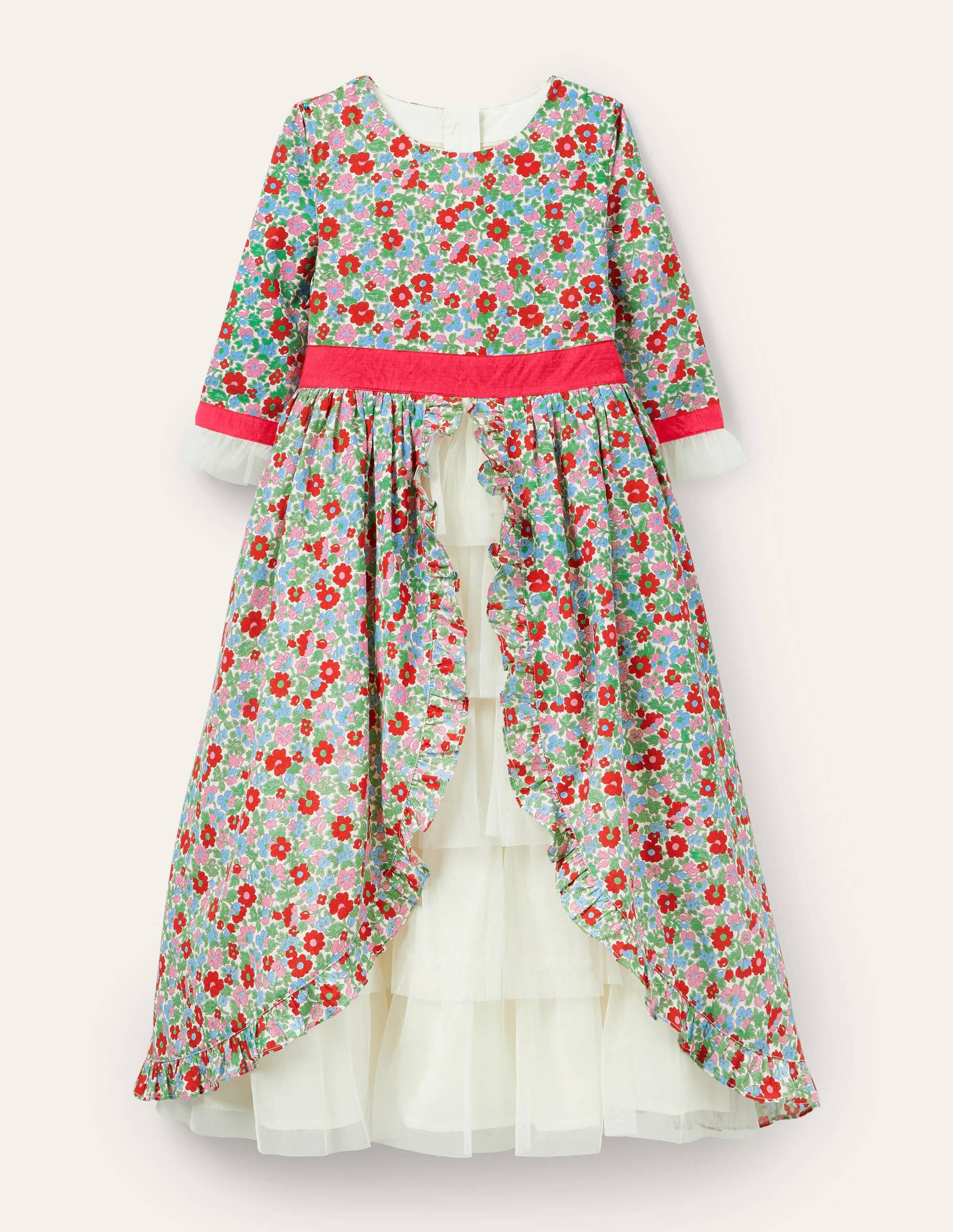 Floral Tiered Dress-Multi Vintage Bloom - Image 1