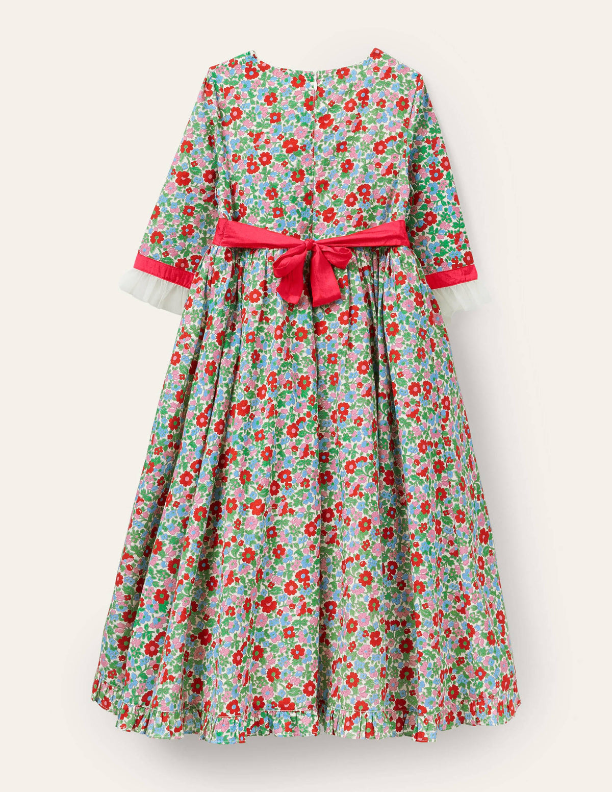 Floral Tiered Dress-Multi Vintage Bloom-2