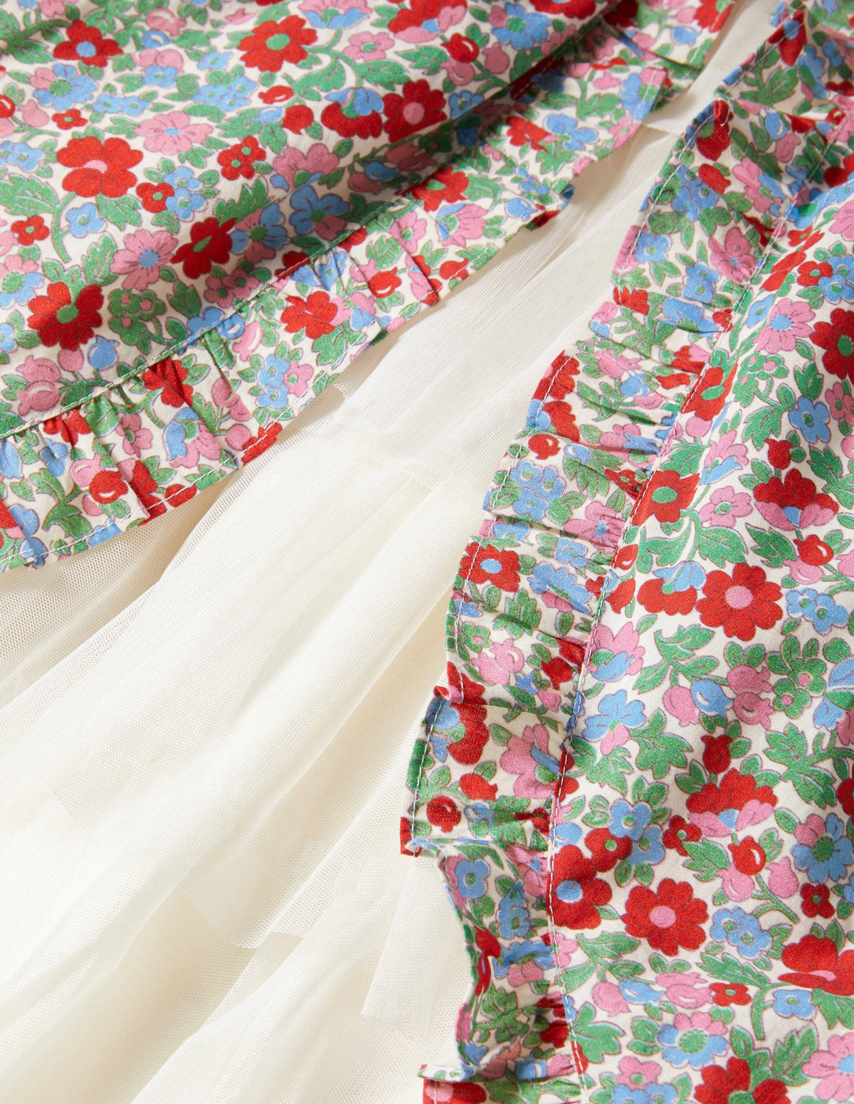 Floral Tiered Dress-Multi Vintage Bloom-3