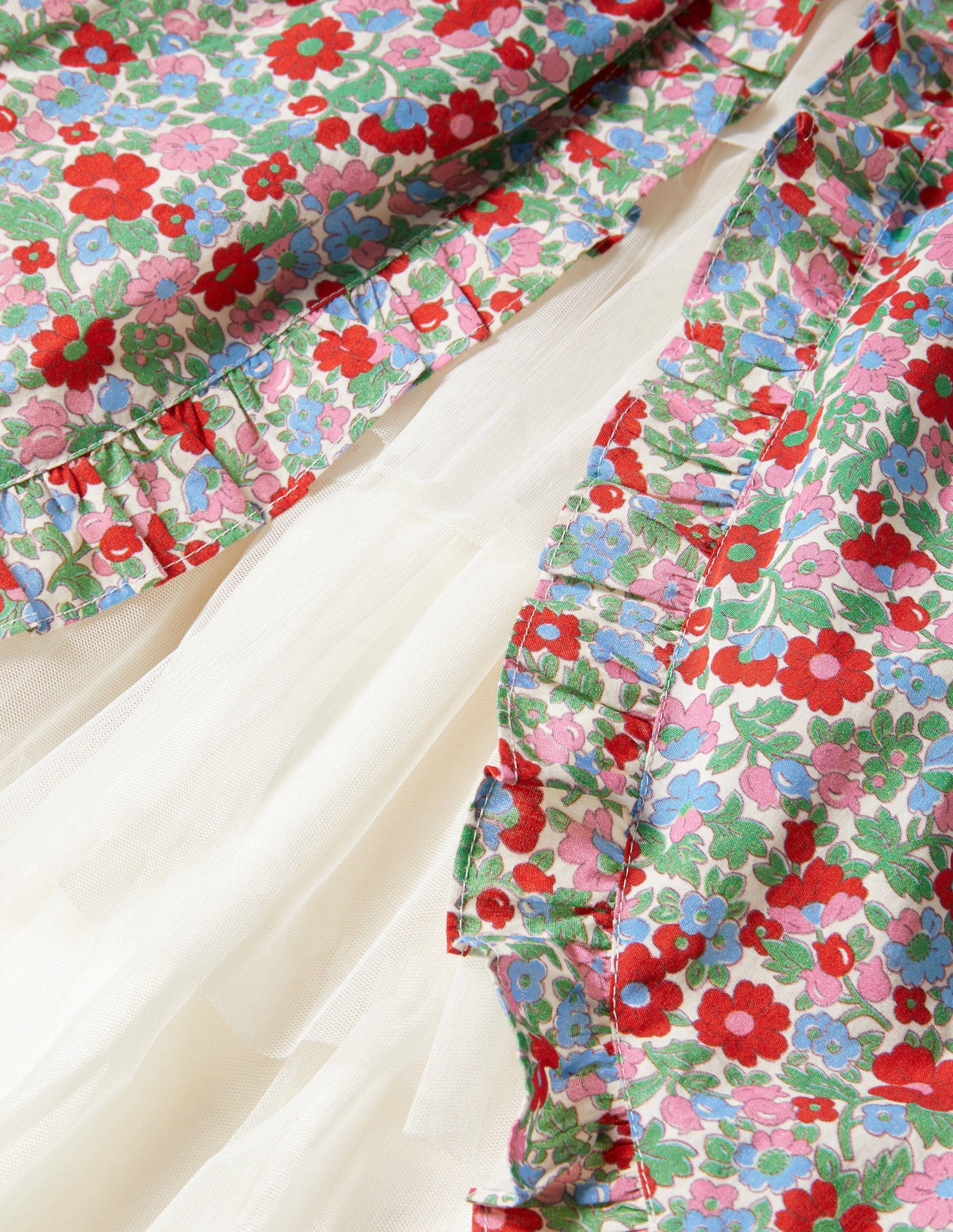 Floral Tiered Dress-Multi Vintage Bloom - Image 3