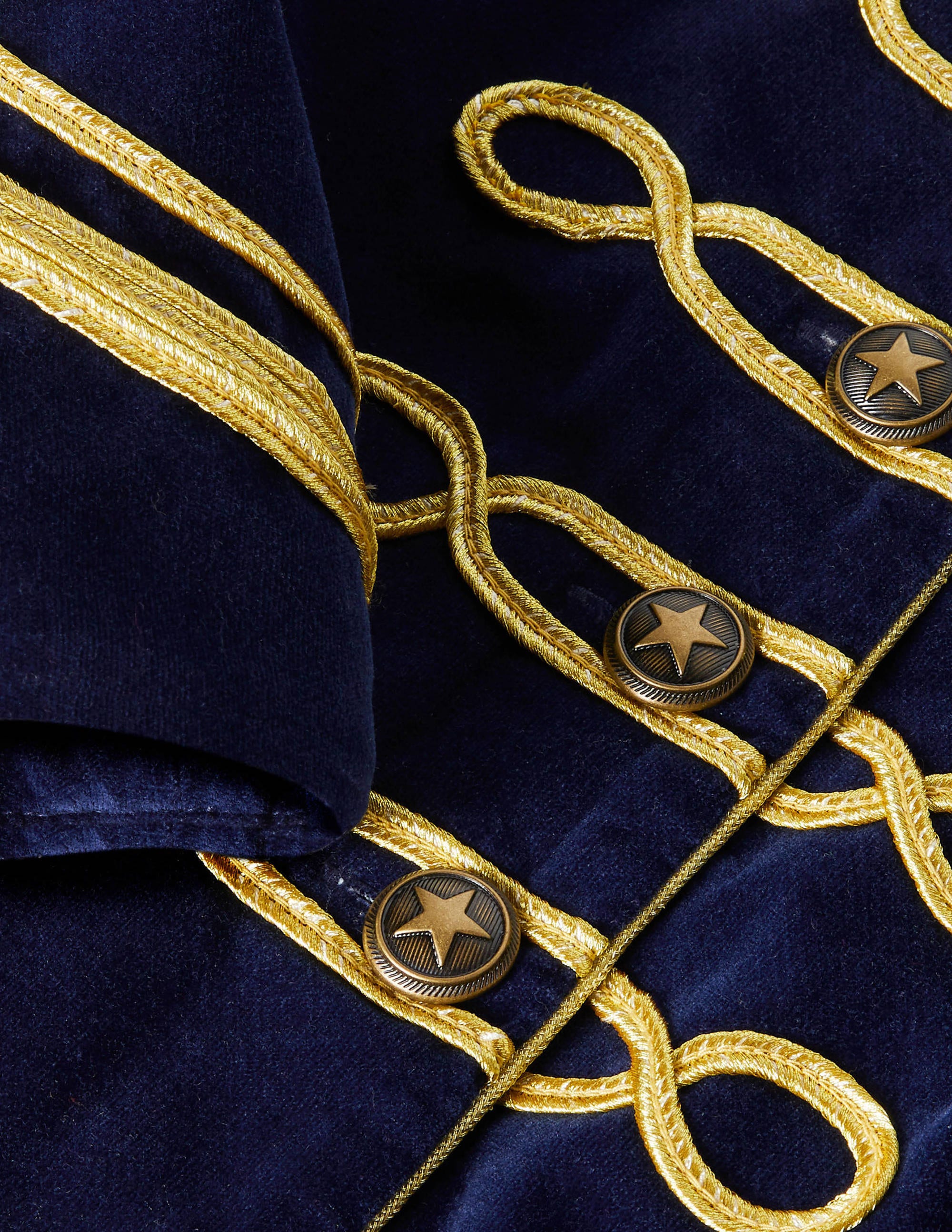 Trim Detail Jacket-College Navy - Image 3
