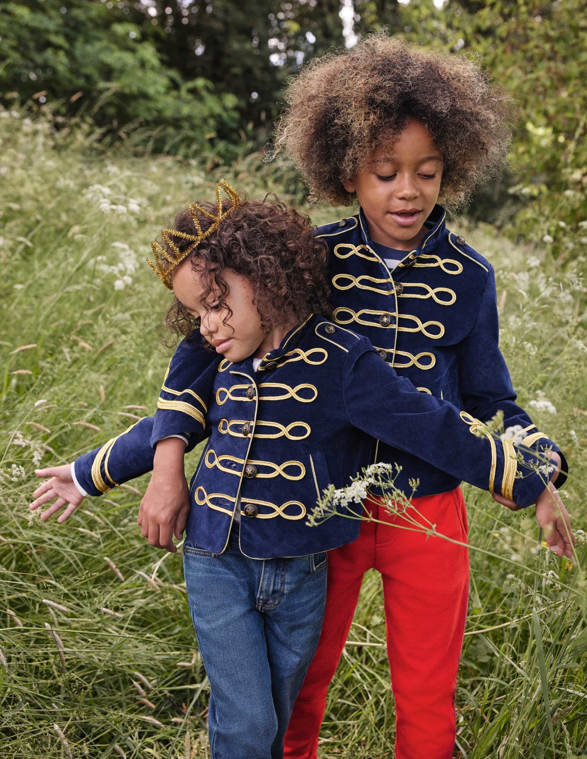 Trim Detail Jacket-College Navy - Image 4
